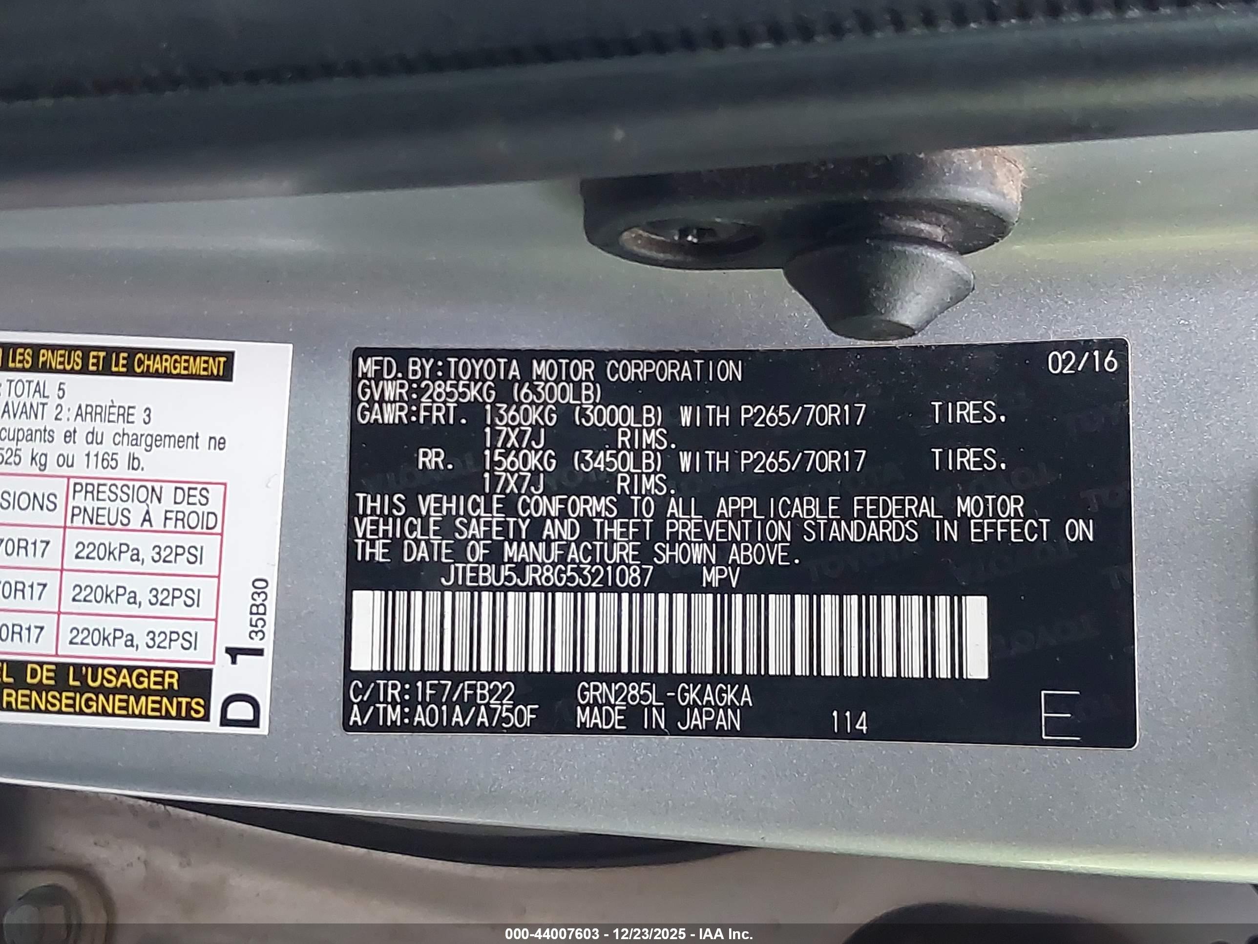 TOYOTA 4RUNNER image 9