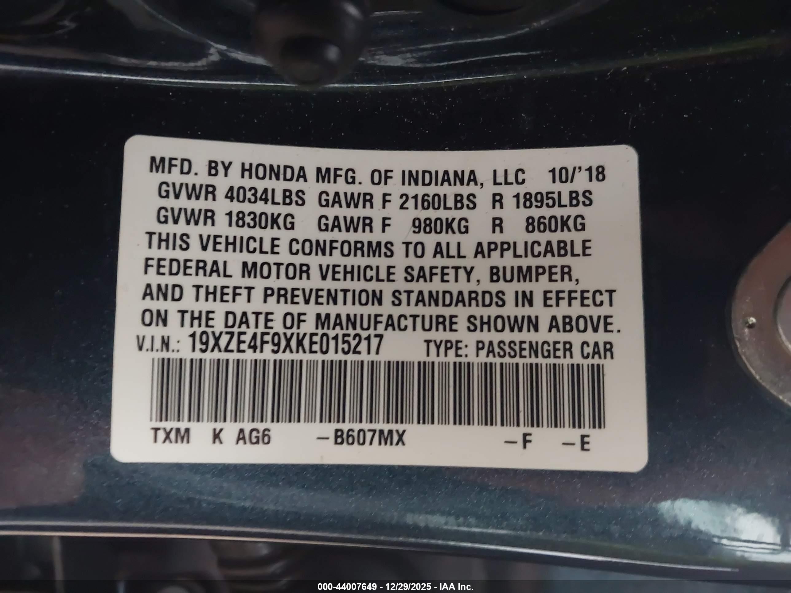 HONDA INSIGHT image 9
