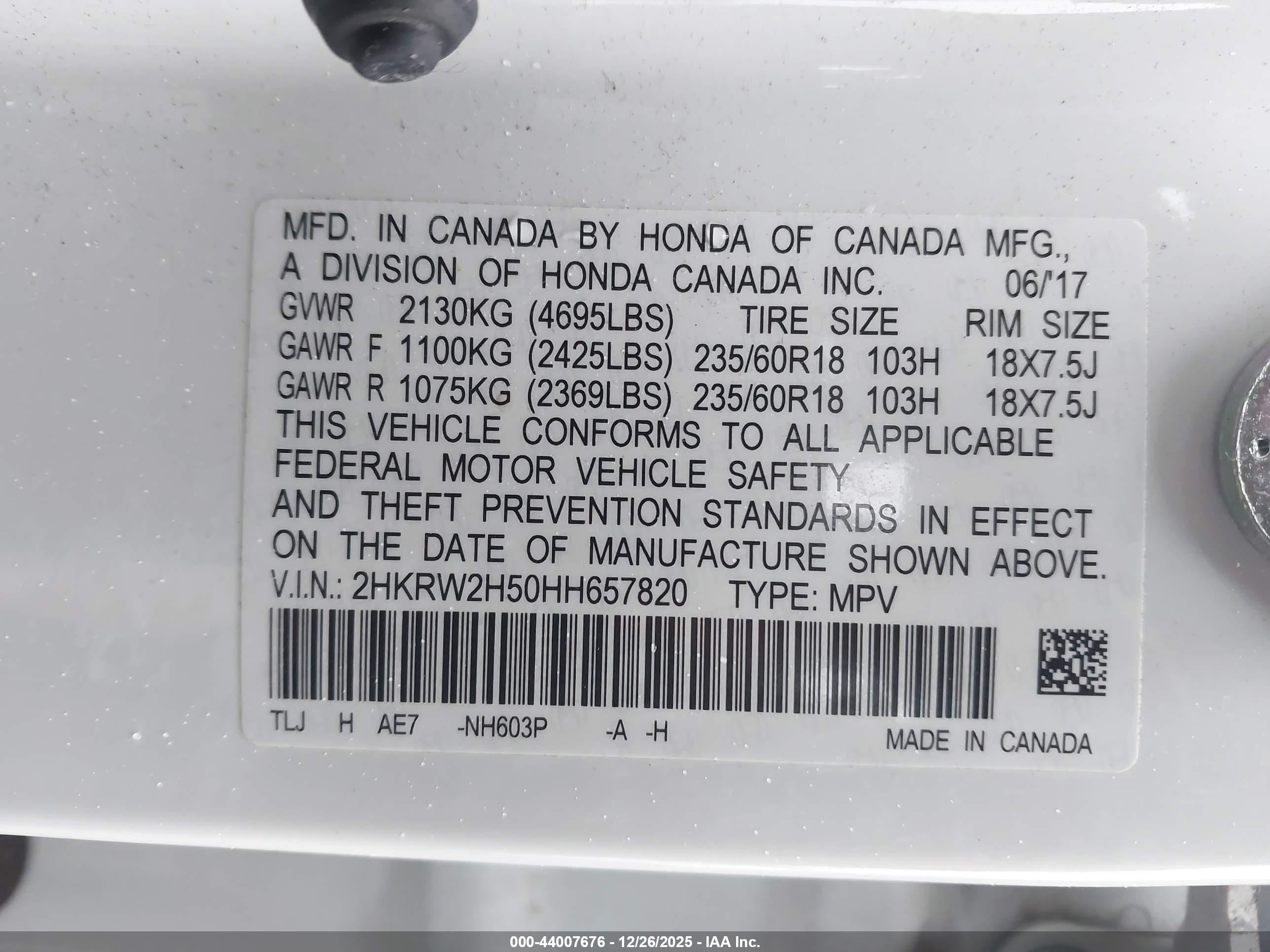 HONDA CR-V image 9