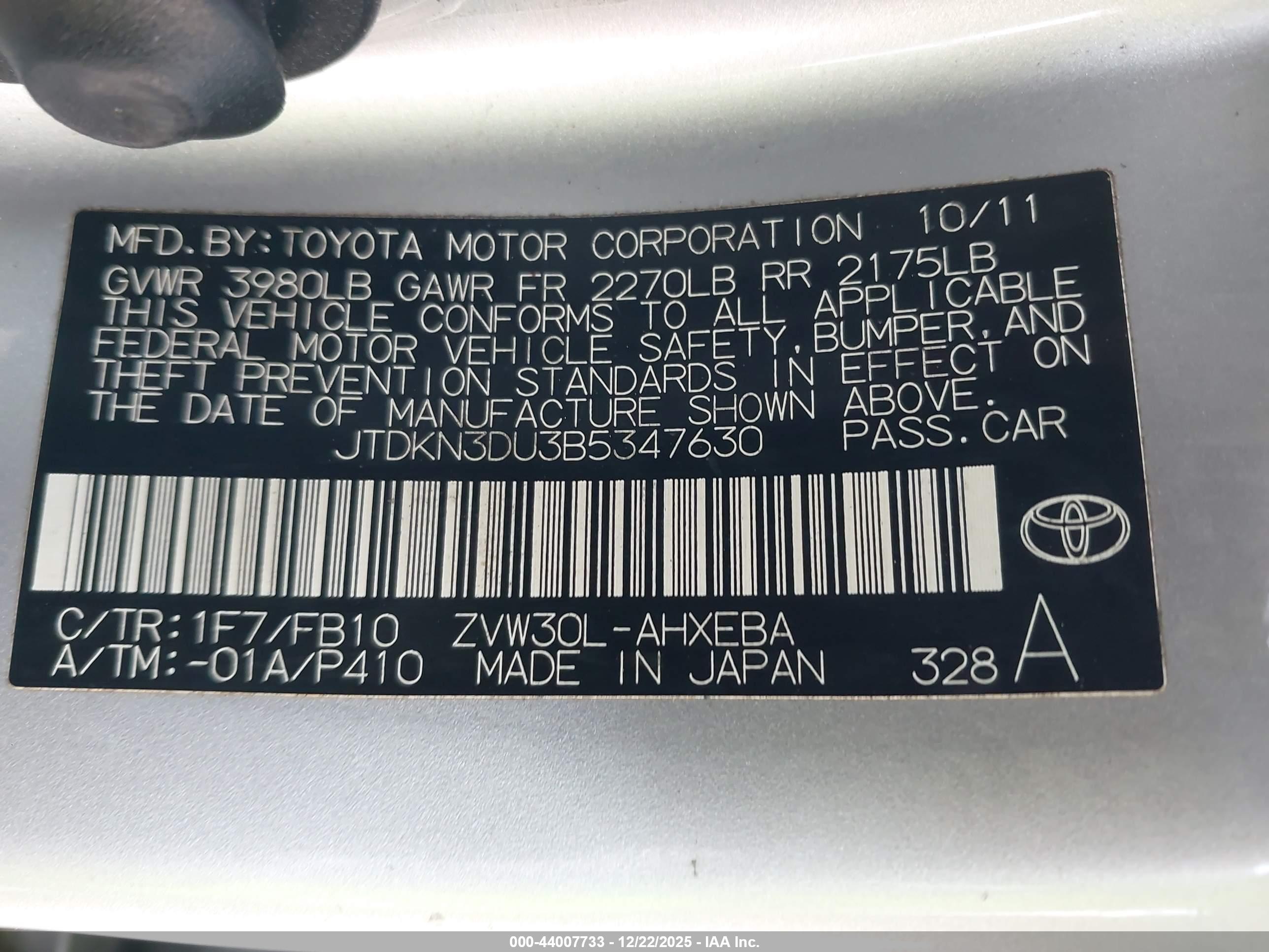 TOYOTA PRIUS image 9