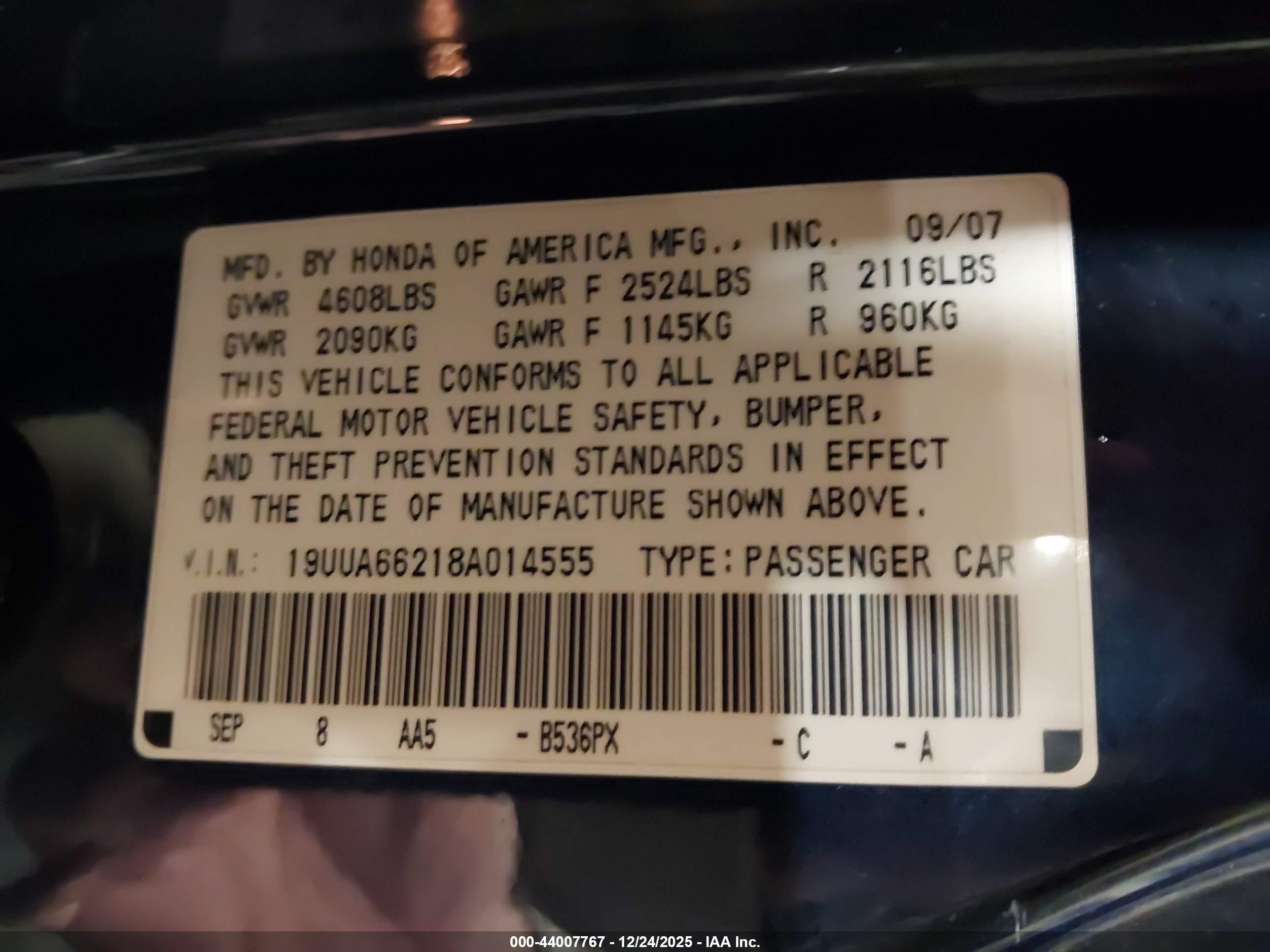ACURA TL image 9
