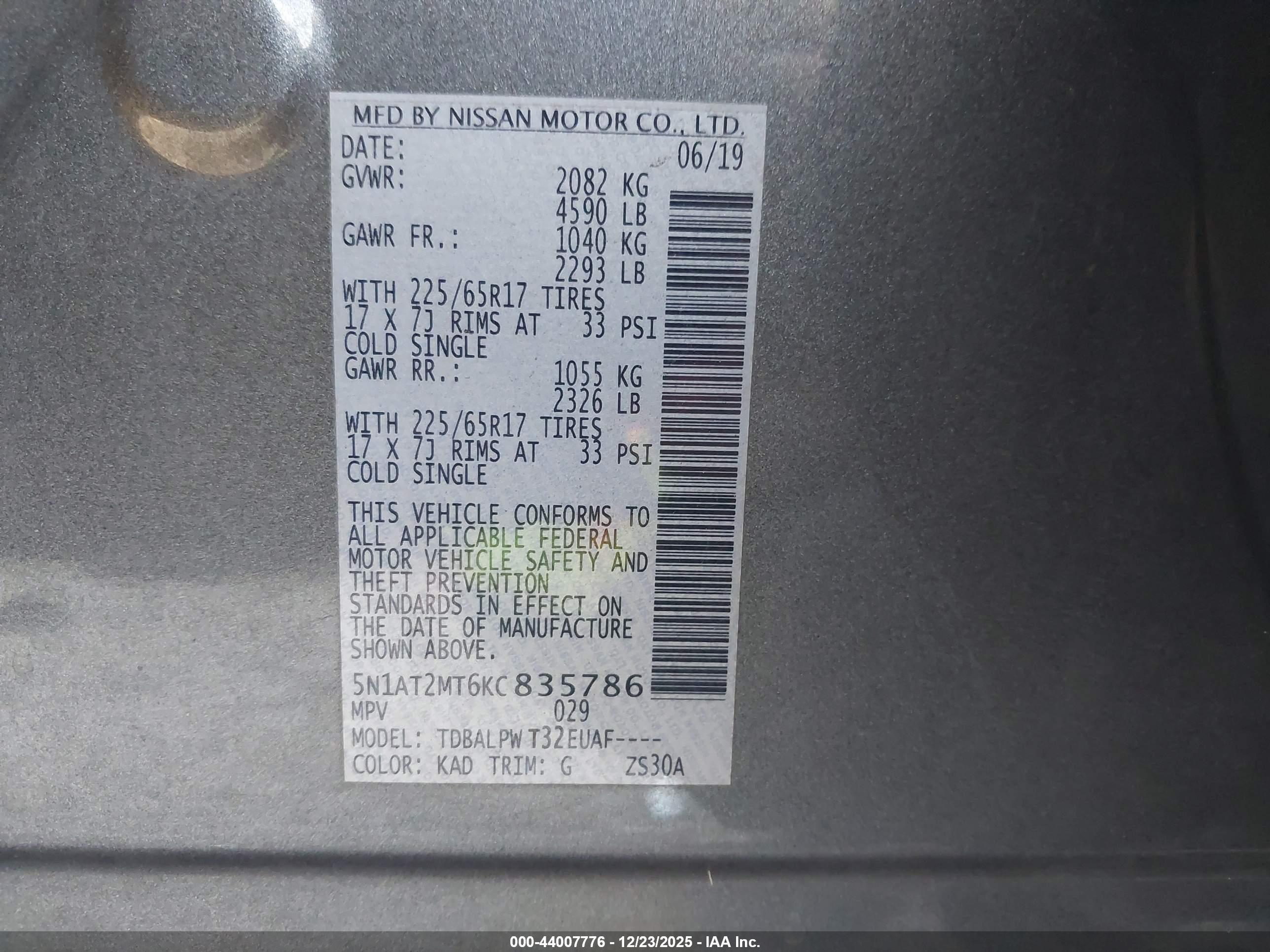 NISSAN ROGUE image 9