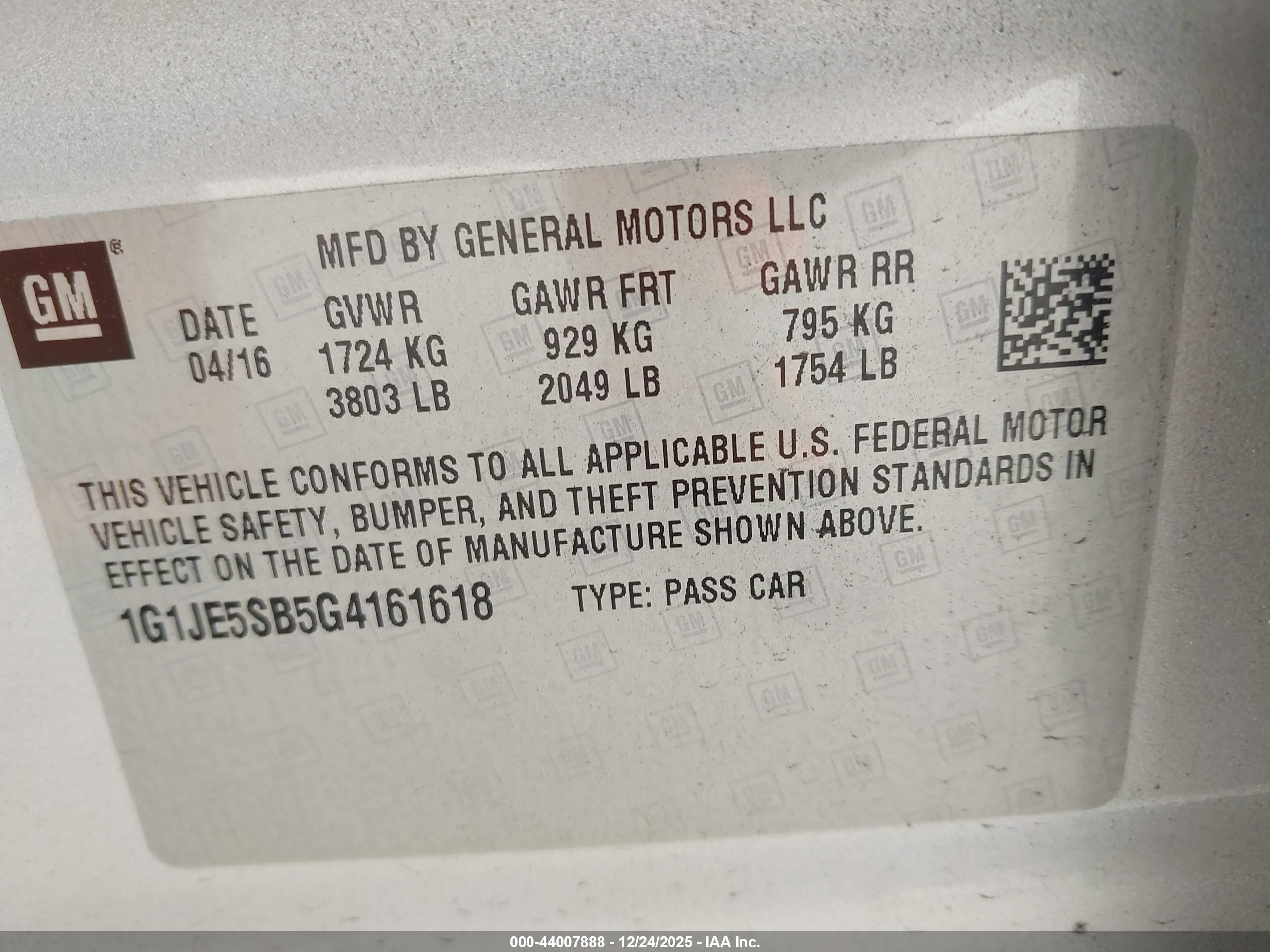 CHEVROLET SONIC image 9