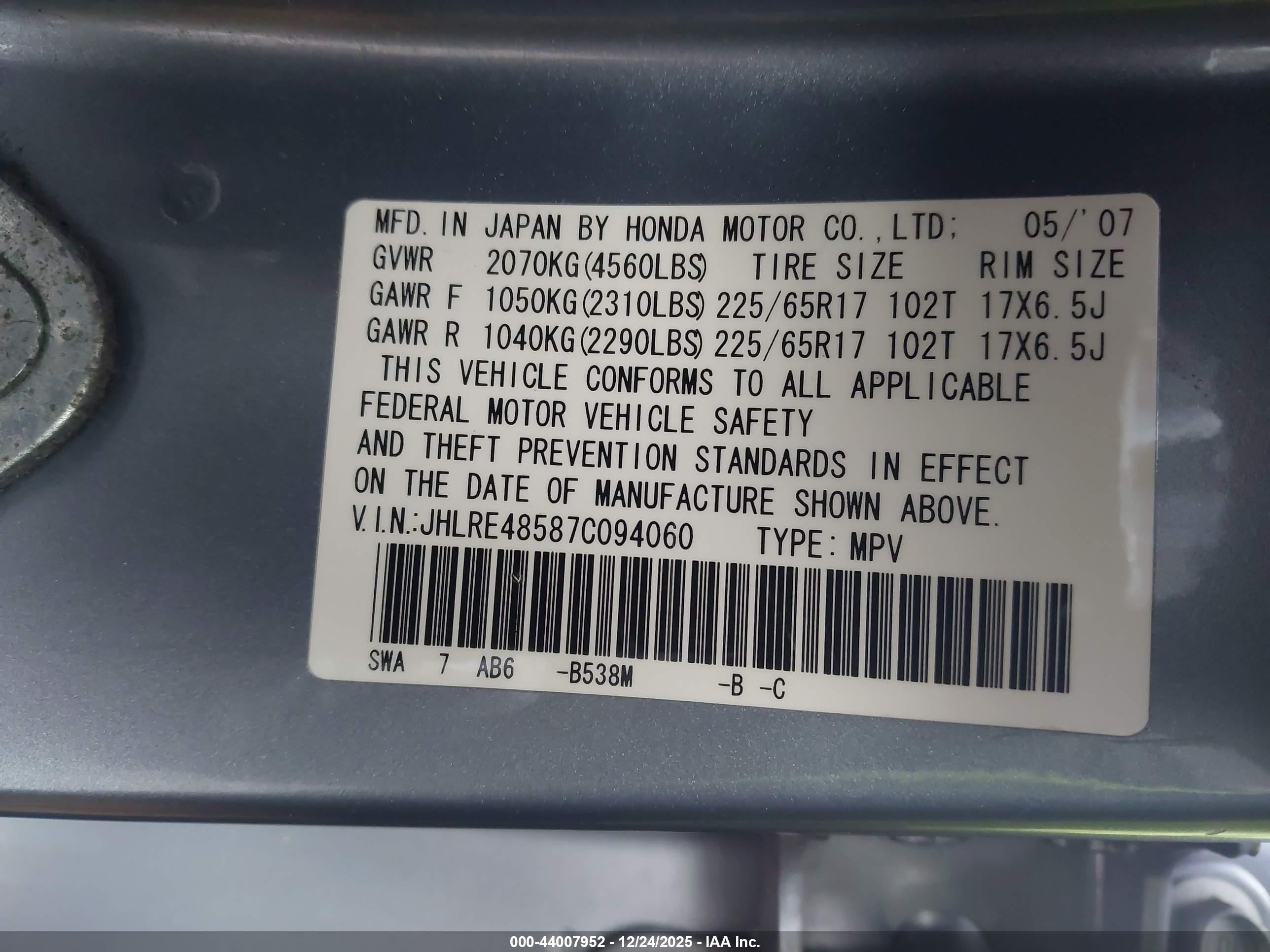 HONDA CR-V image 9