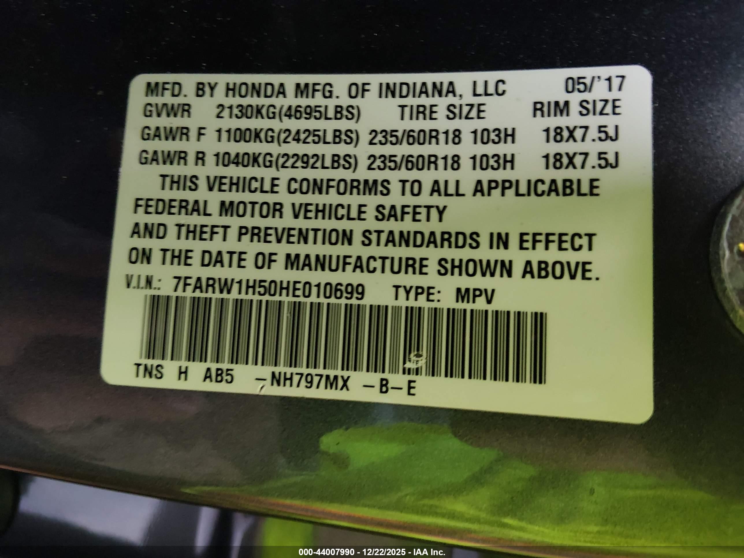 HONDA CR-V image 9