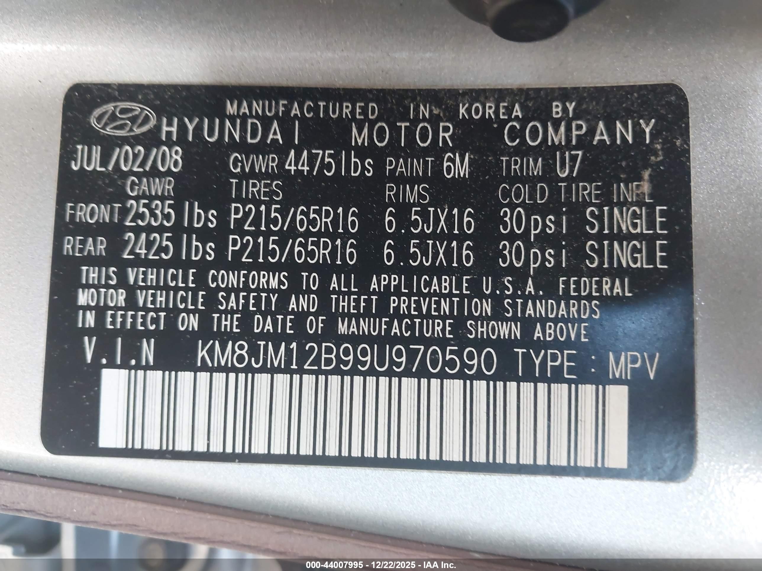 HYUNDAI TUCSON image 9