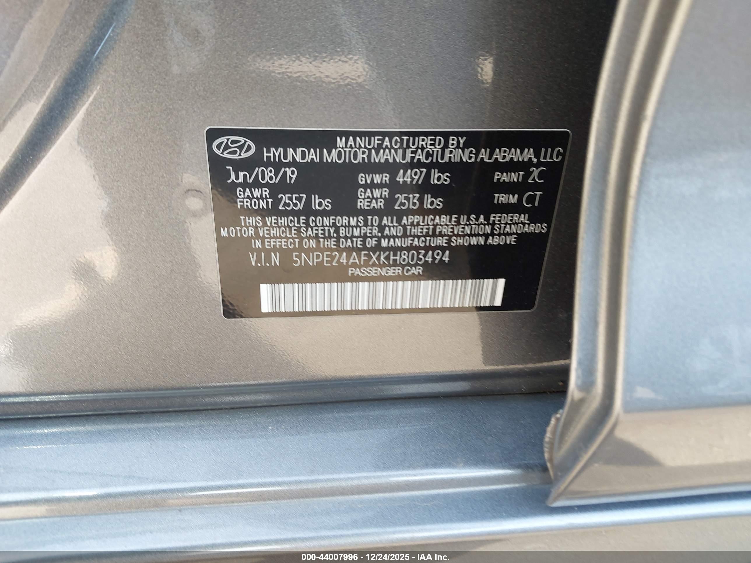 HYUNDAI SONATA image 9