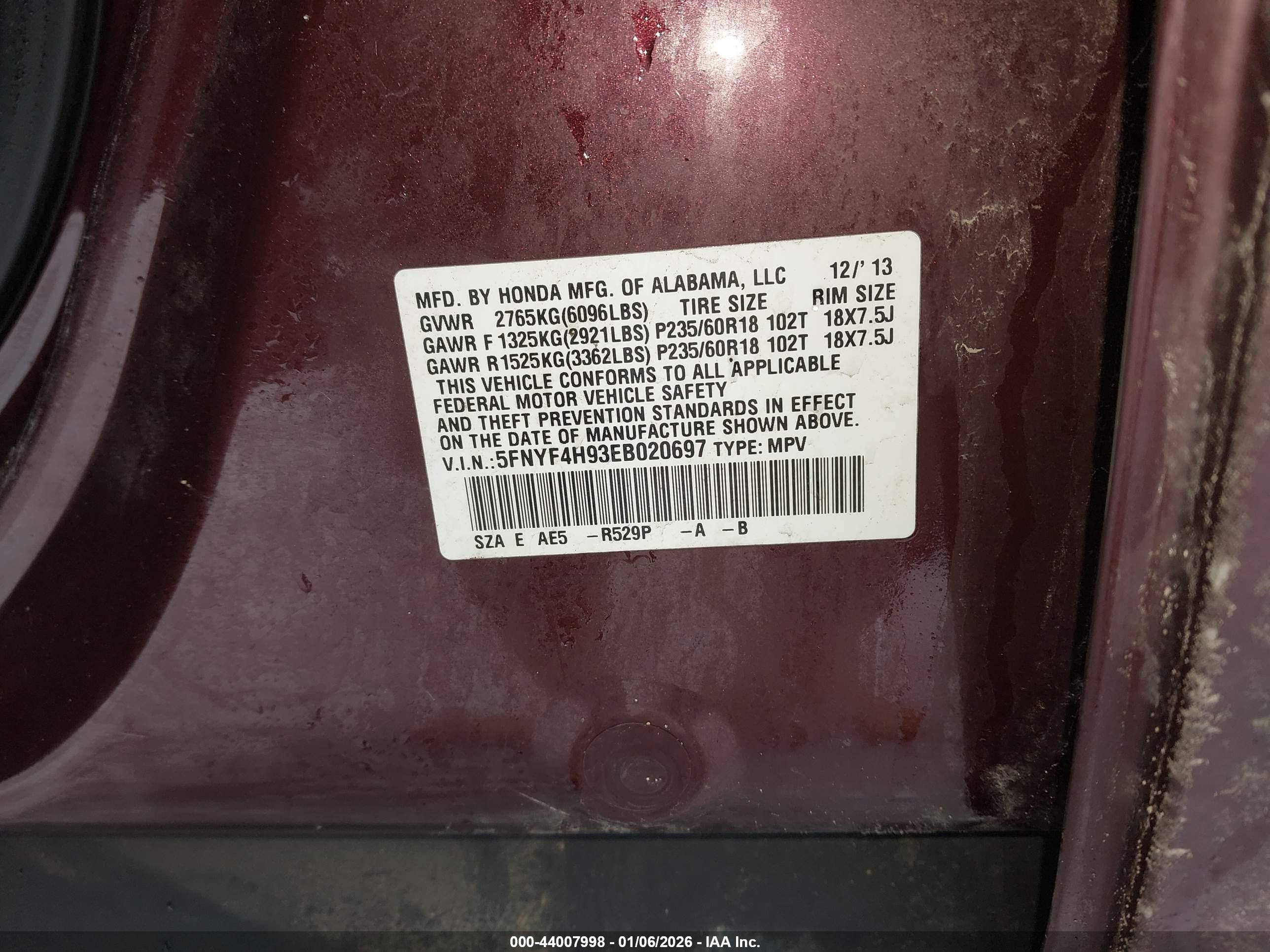 HONDA PILOT image 9