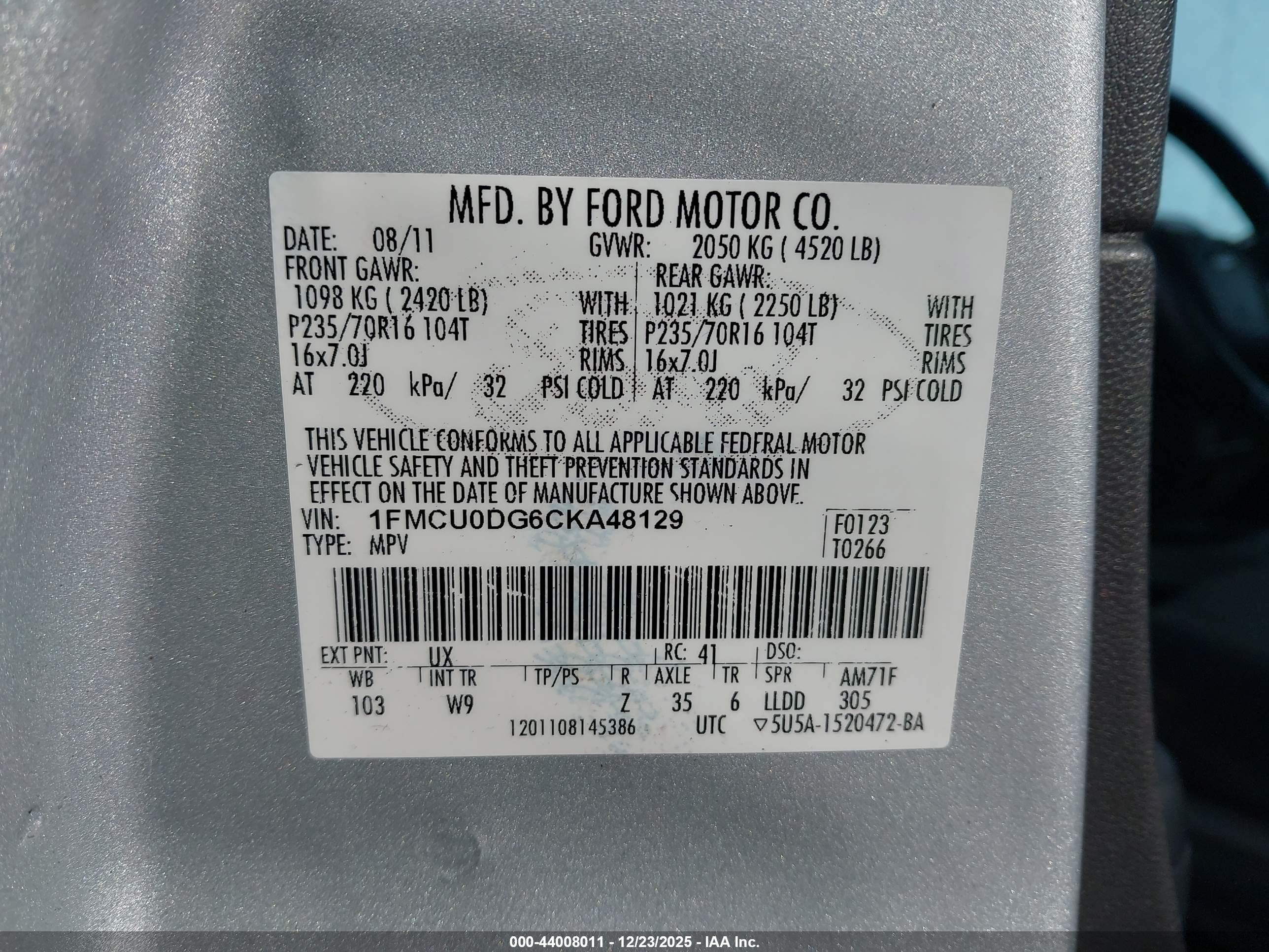 FORD ESCAPE image 9