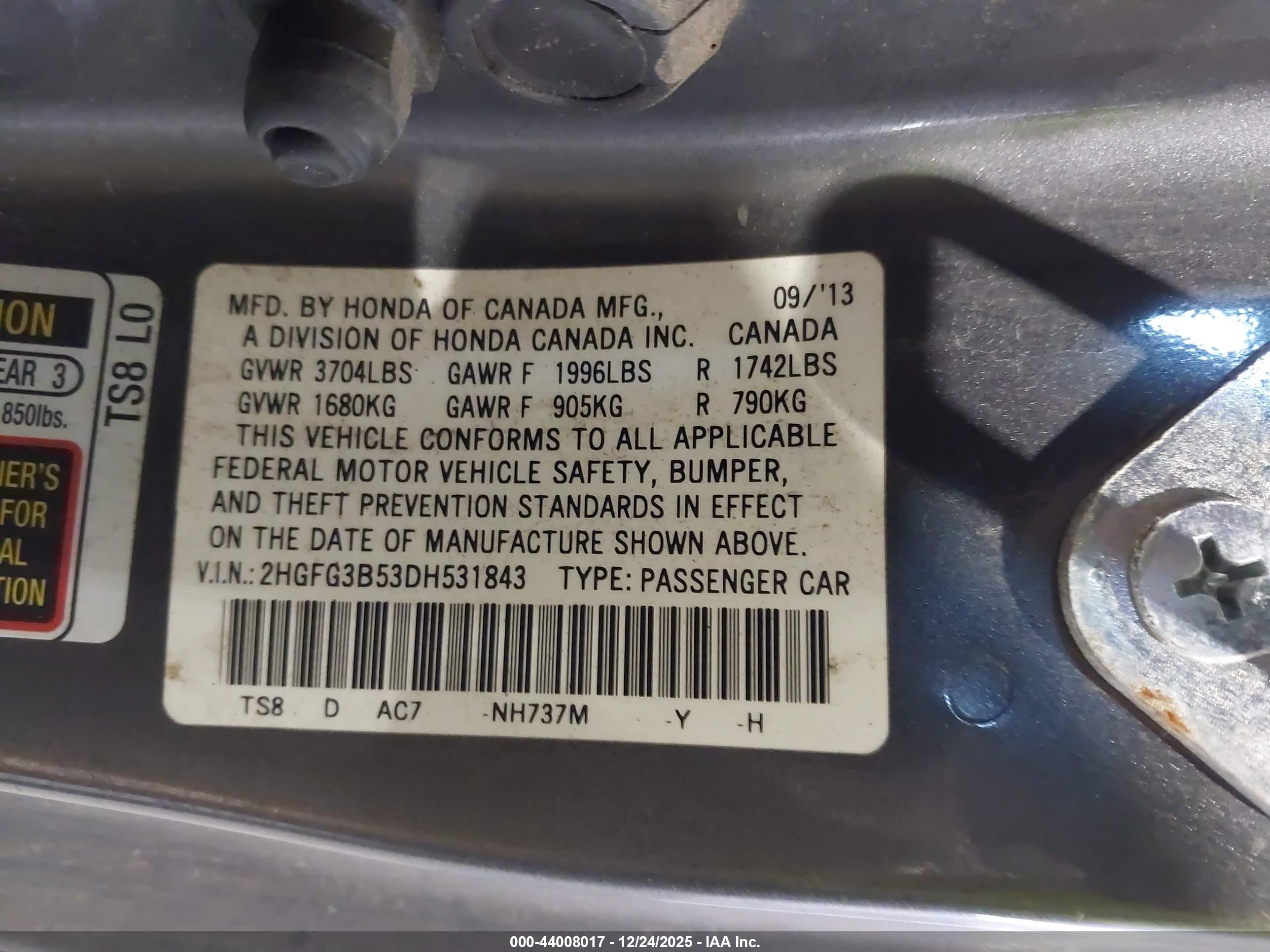 HONDA CIVIC image 9