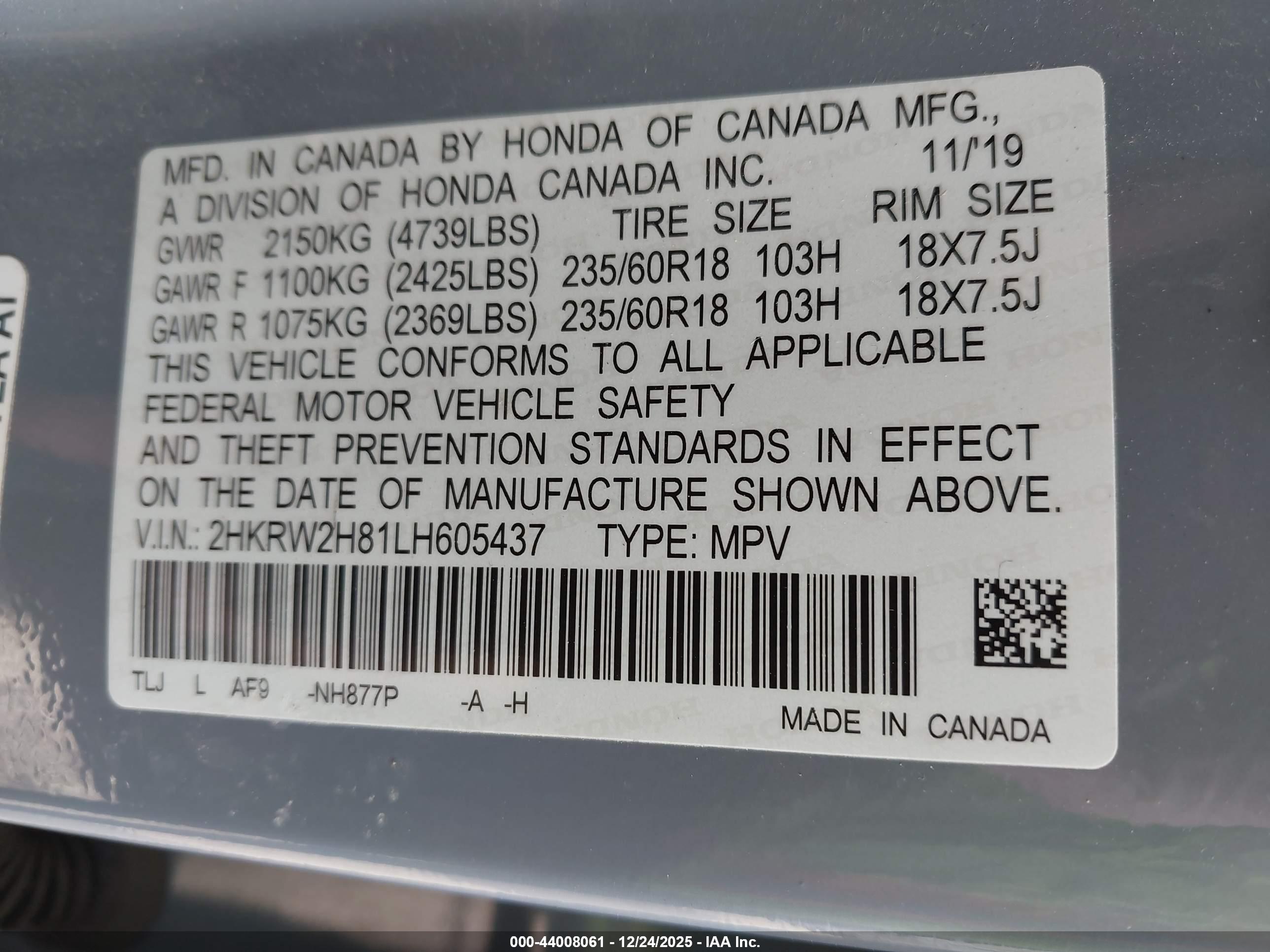 HONDA CR-V image 9