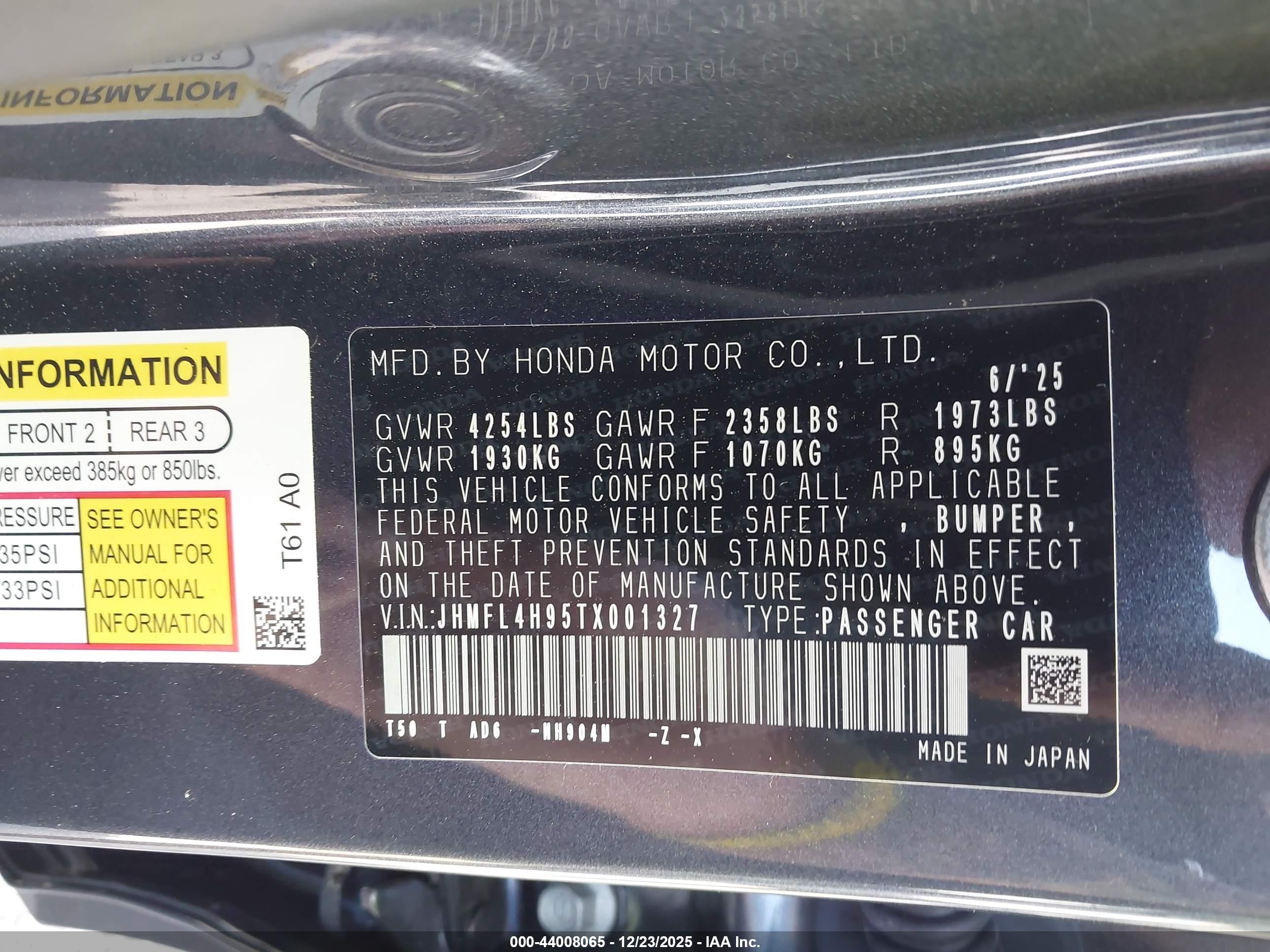 HONDA CIVIC image 9
