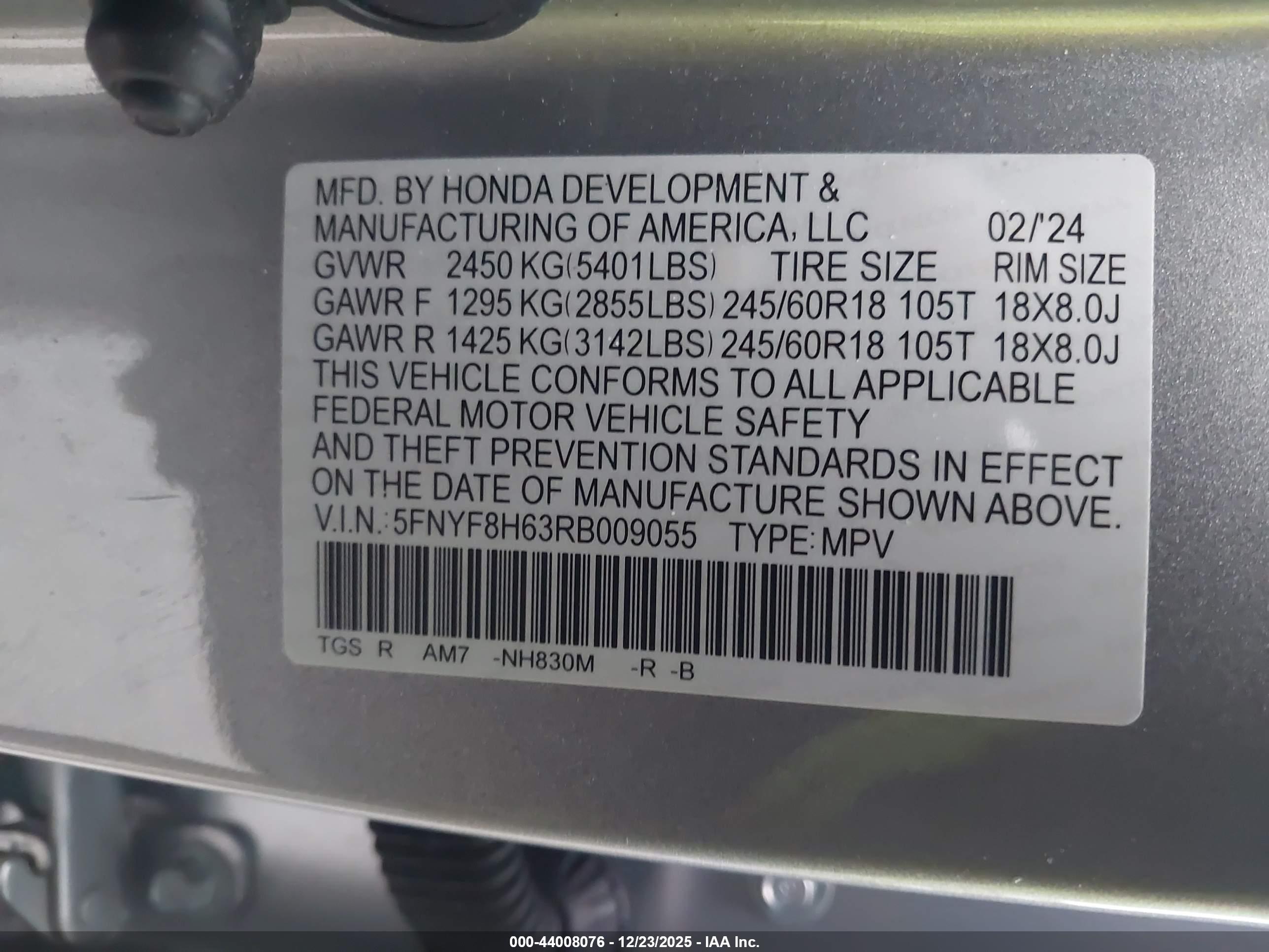 HONDA PASSPORT image 9
