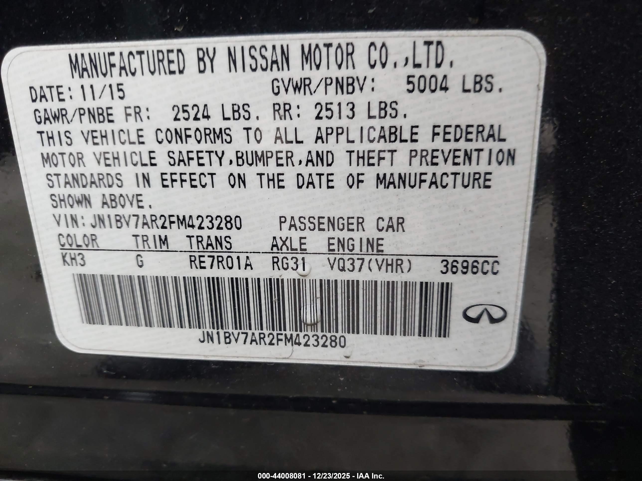 INFINITI Q50 image 9