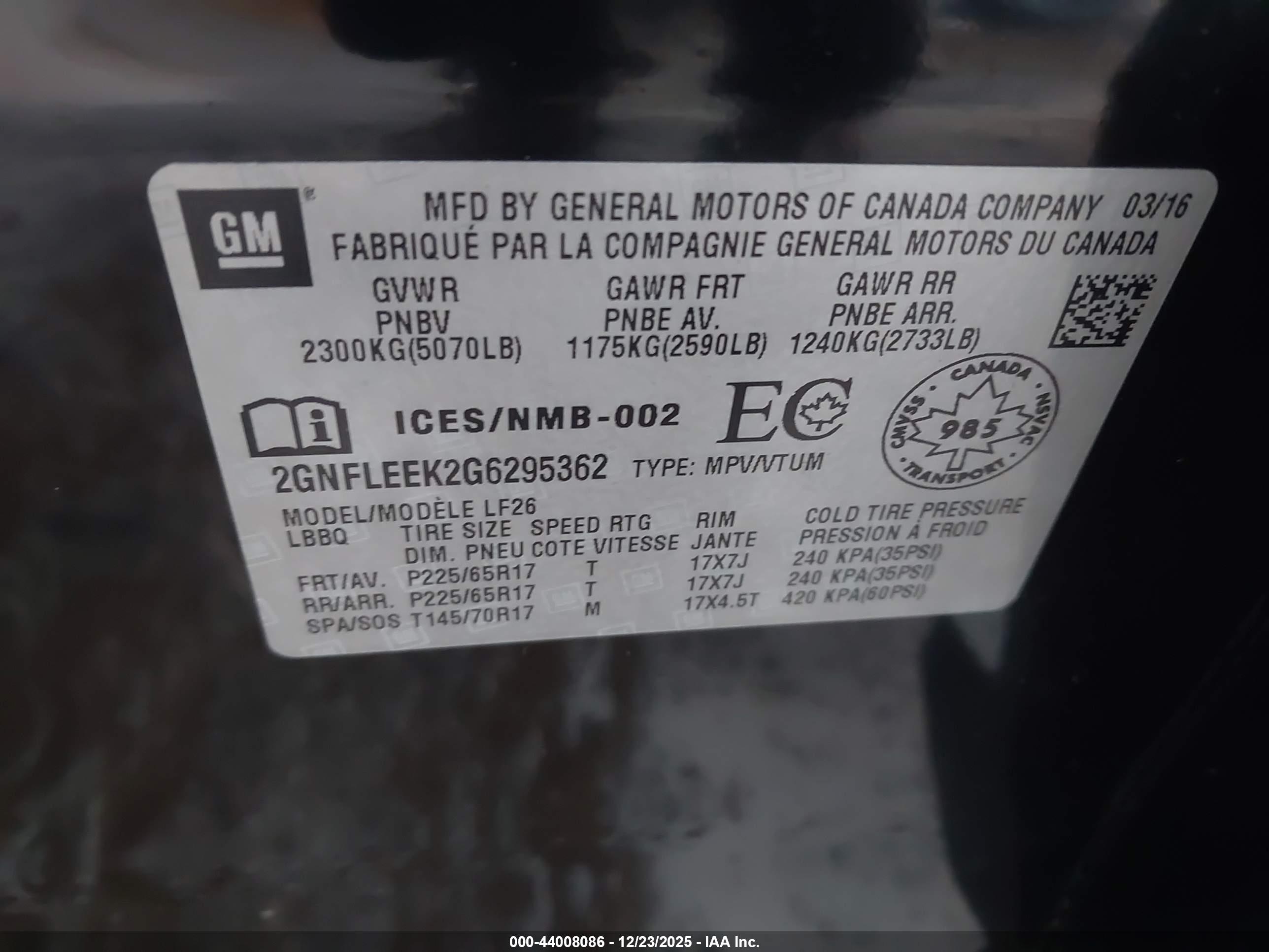 CHEVROLET EQUINOX image 9