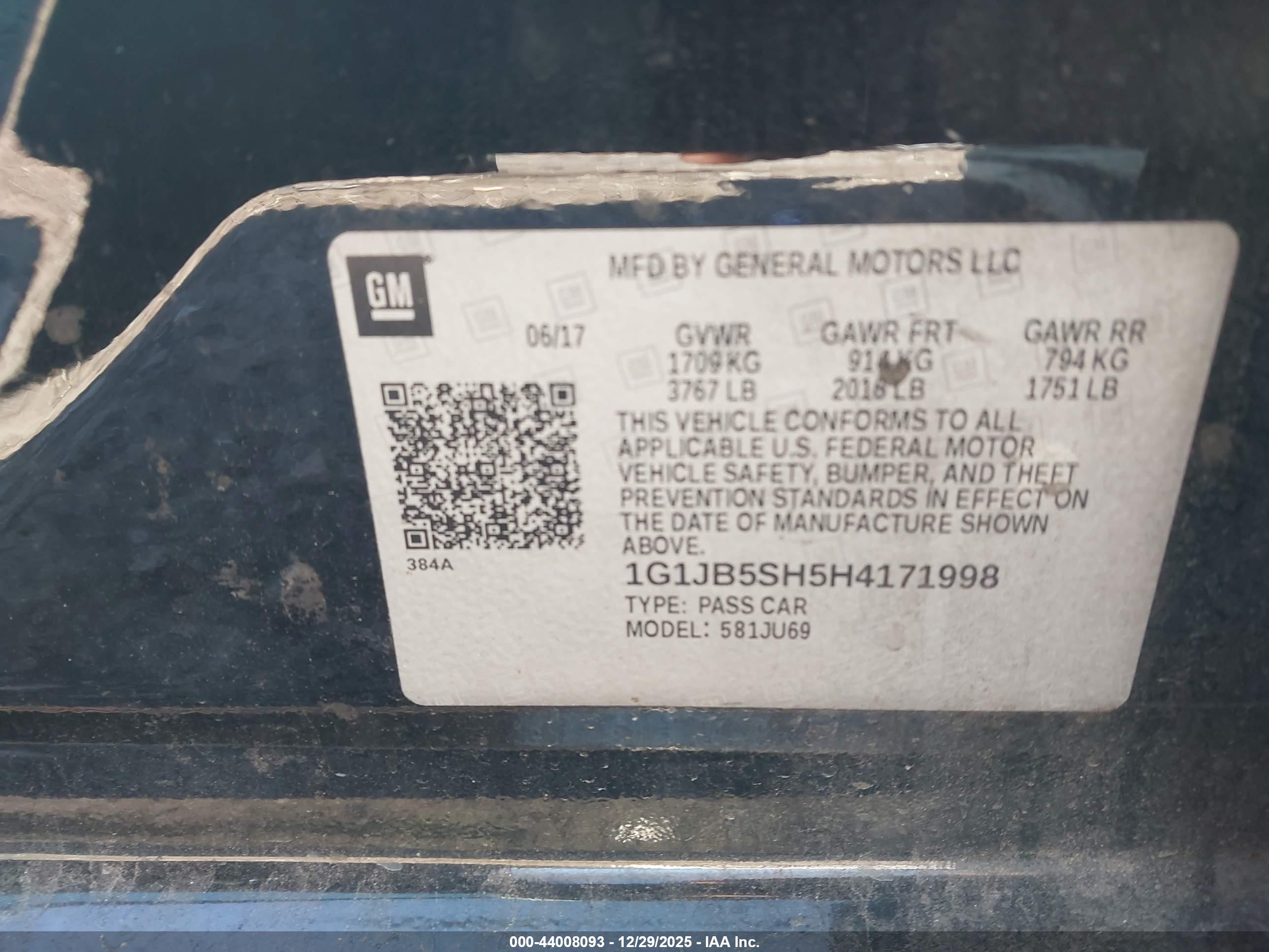 CHEVROLET SONIC image 9