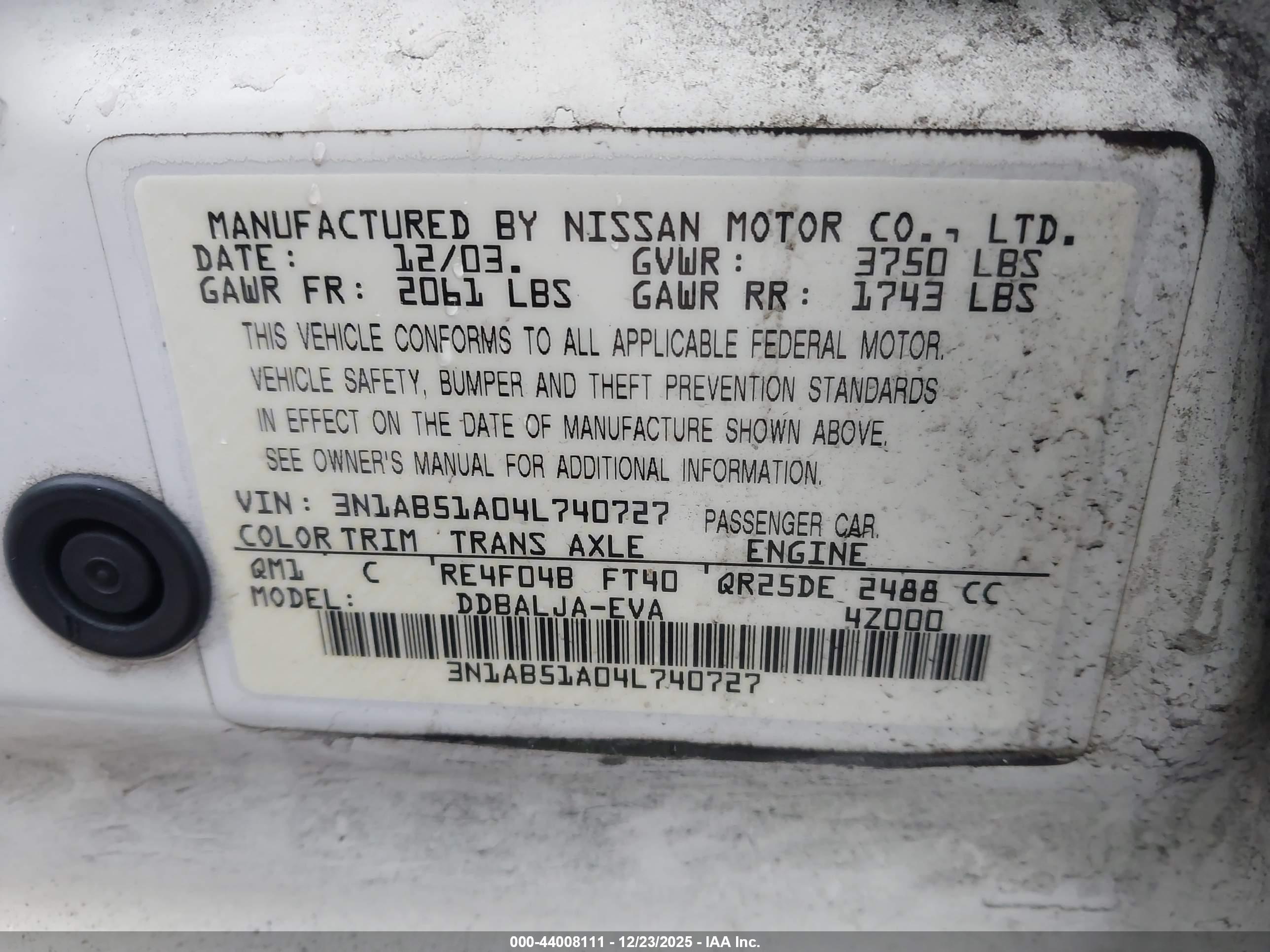 NISSAN SENTRA image 9