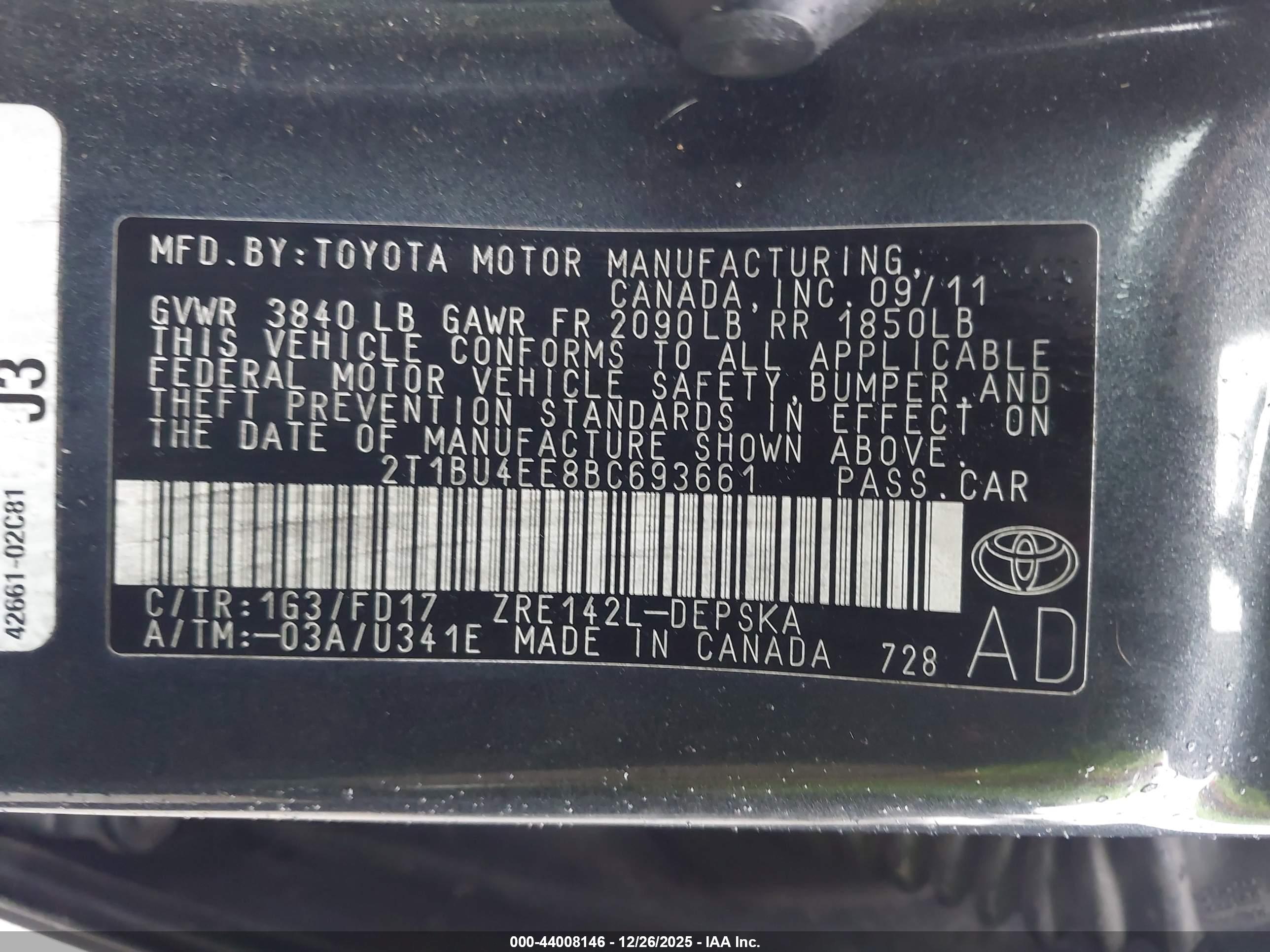 TOYOTA COROLLA image 9