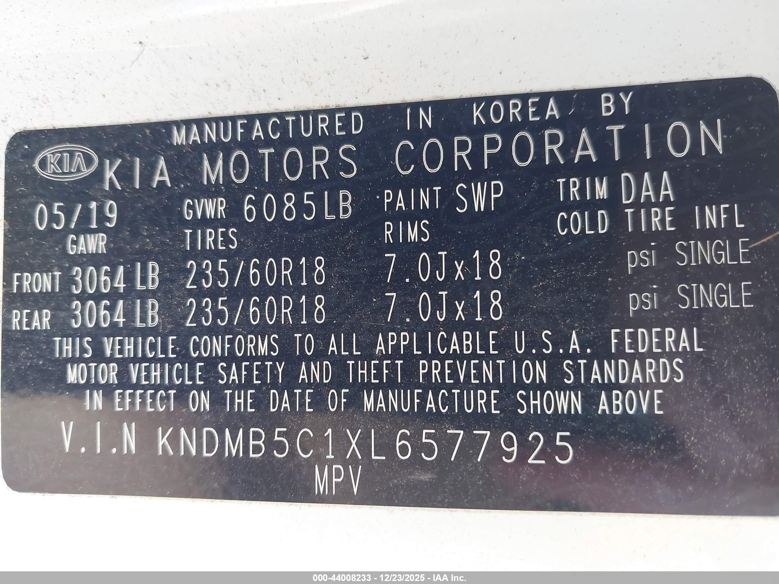 KIA SEDONA image 9