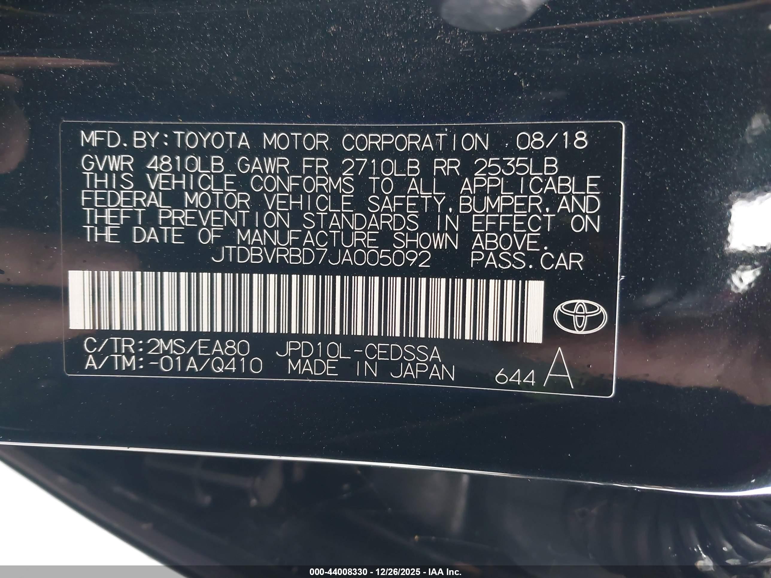 TOYOTA MIRAI image 9