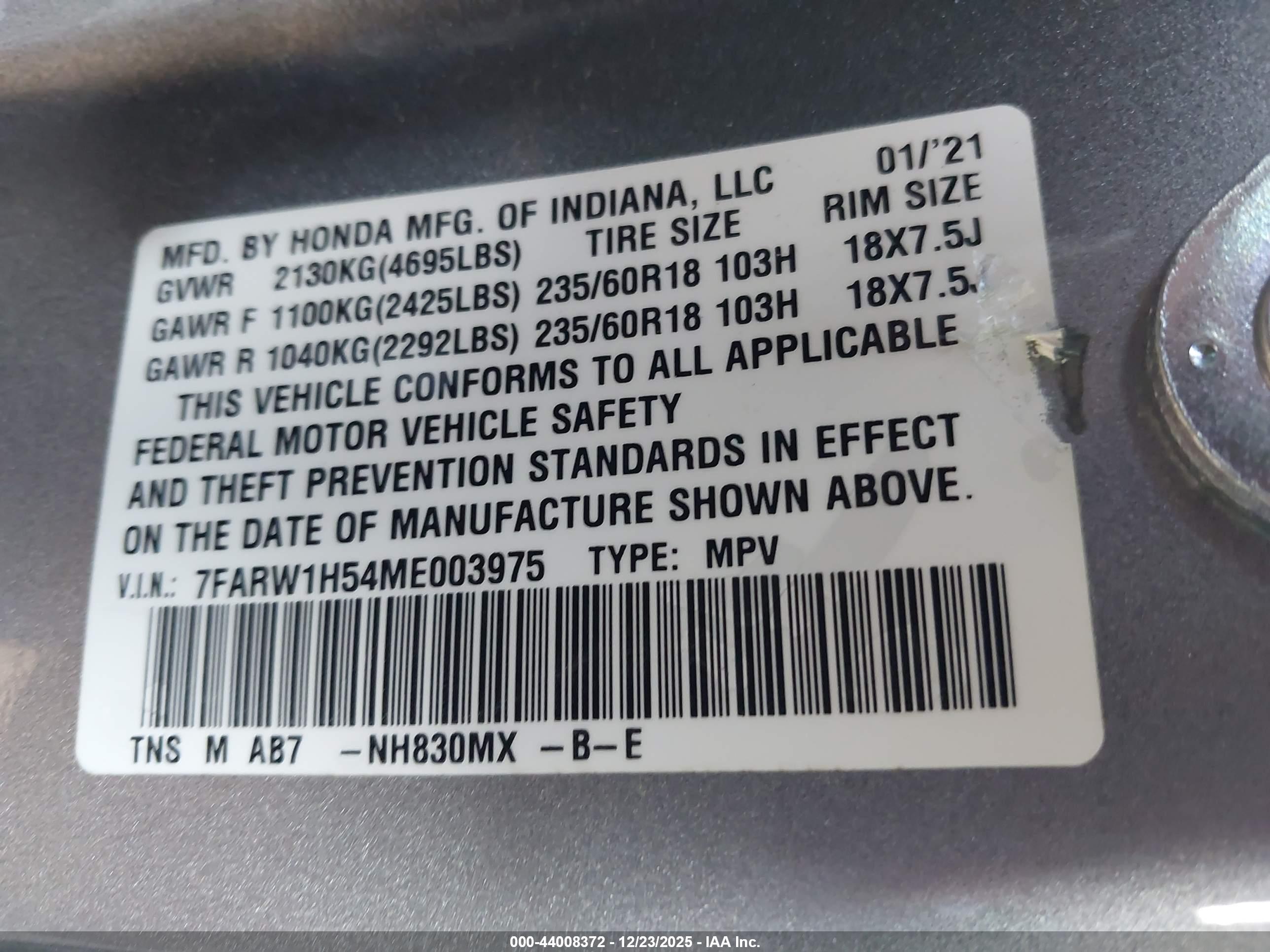 HONDA CR-V image 9