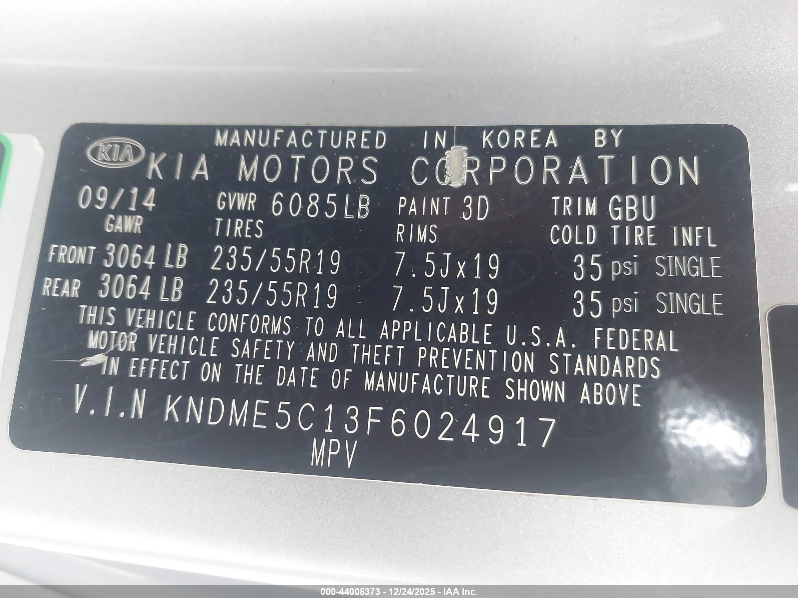 KIA SEDONA image 9