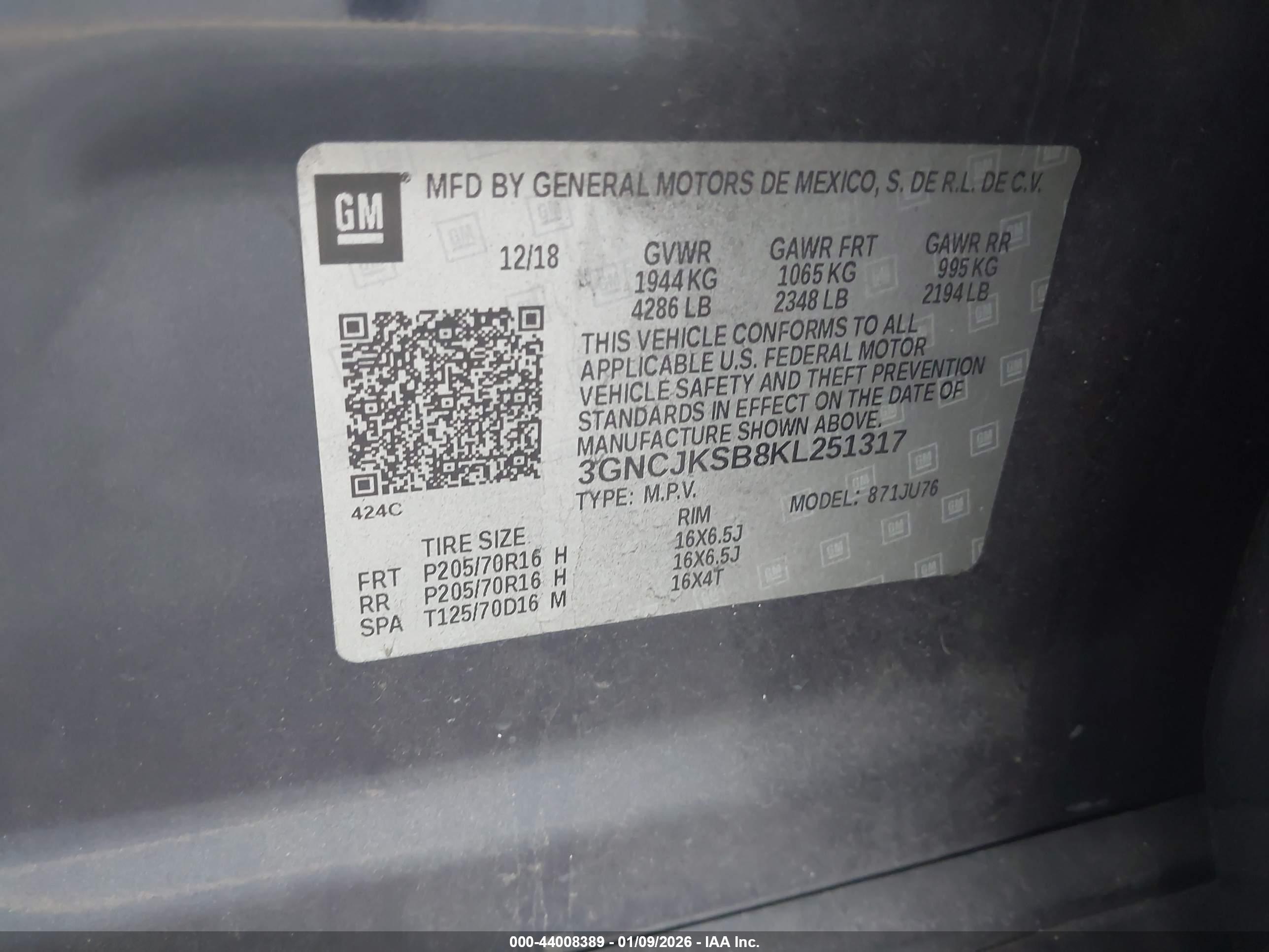 CHEVROLET TRAX image 9