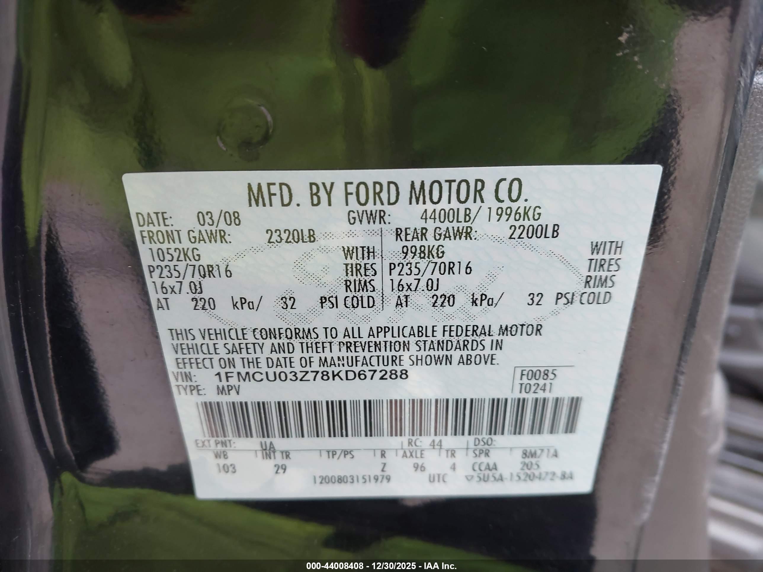 FORD ESCAPE image 9