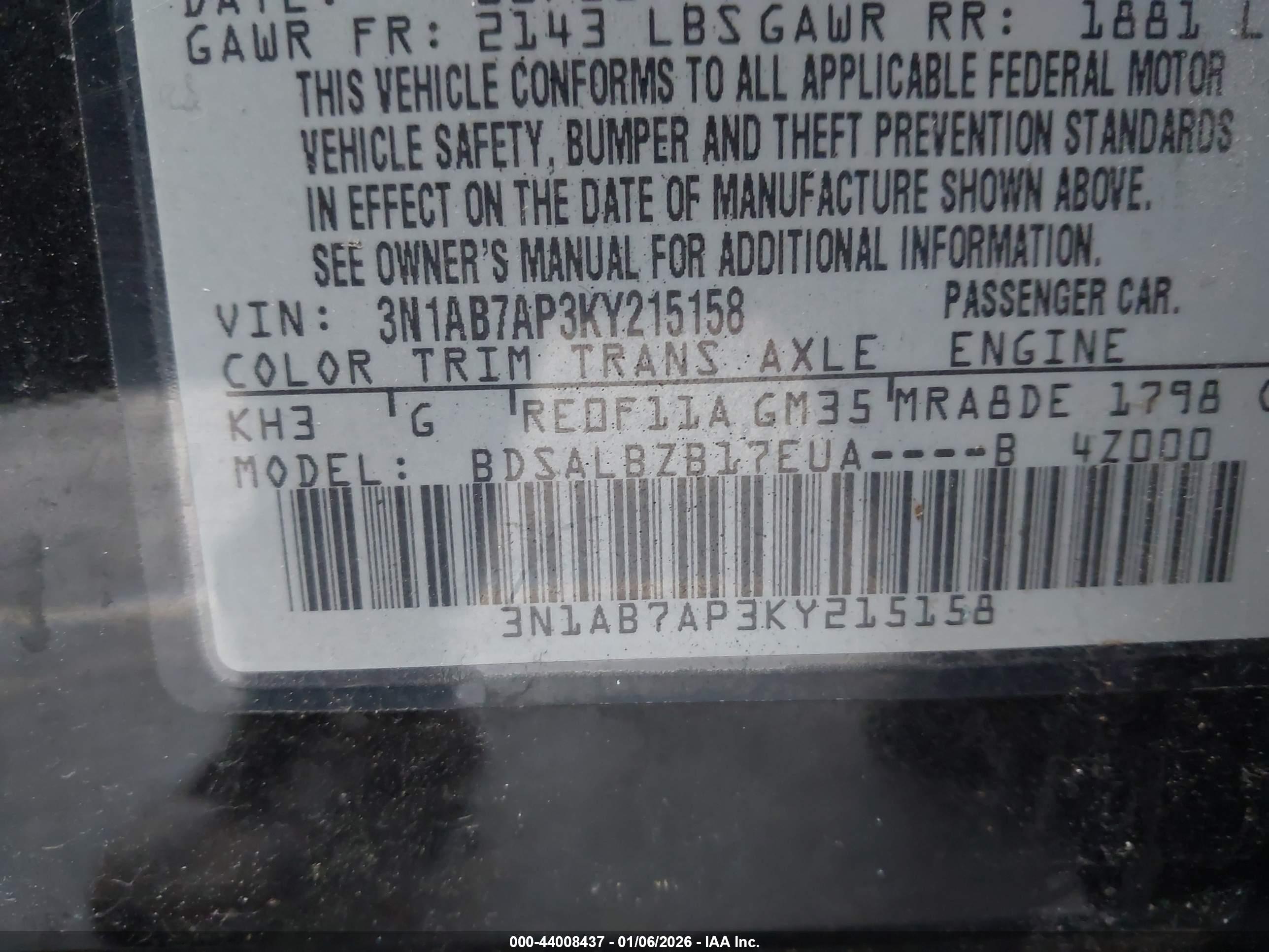 NISSAN SENTRA image 9