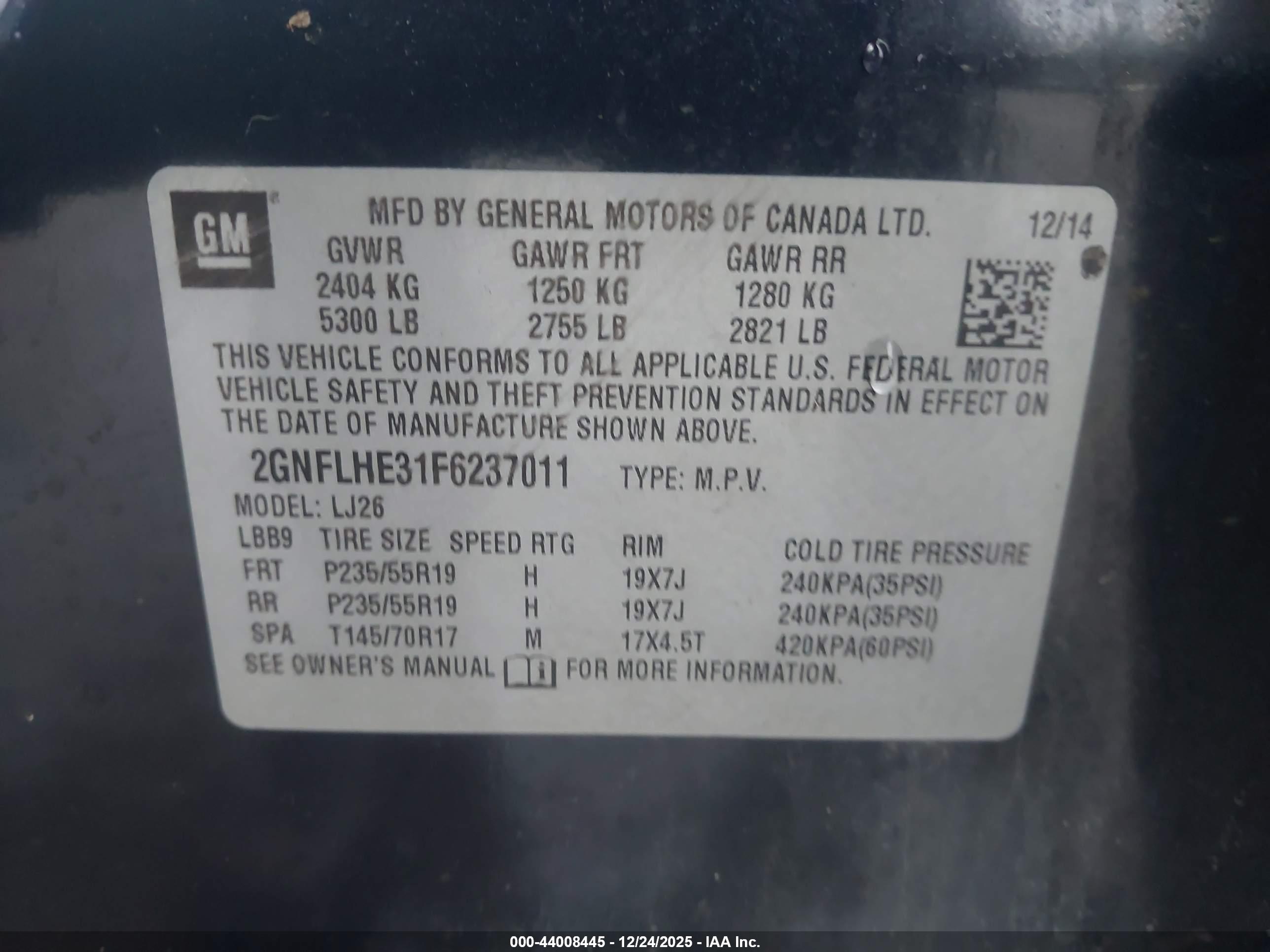 CHEVROLET EQUINOX image 9