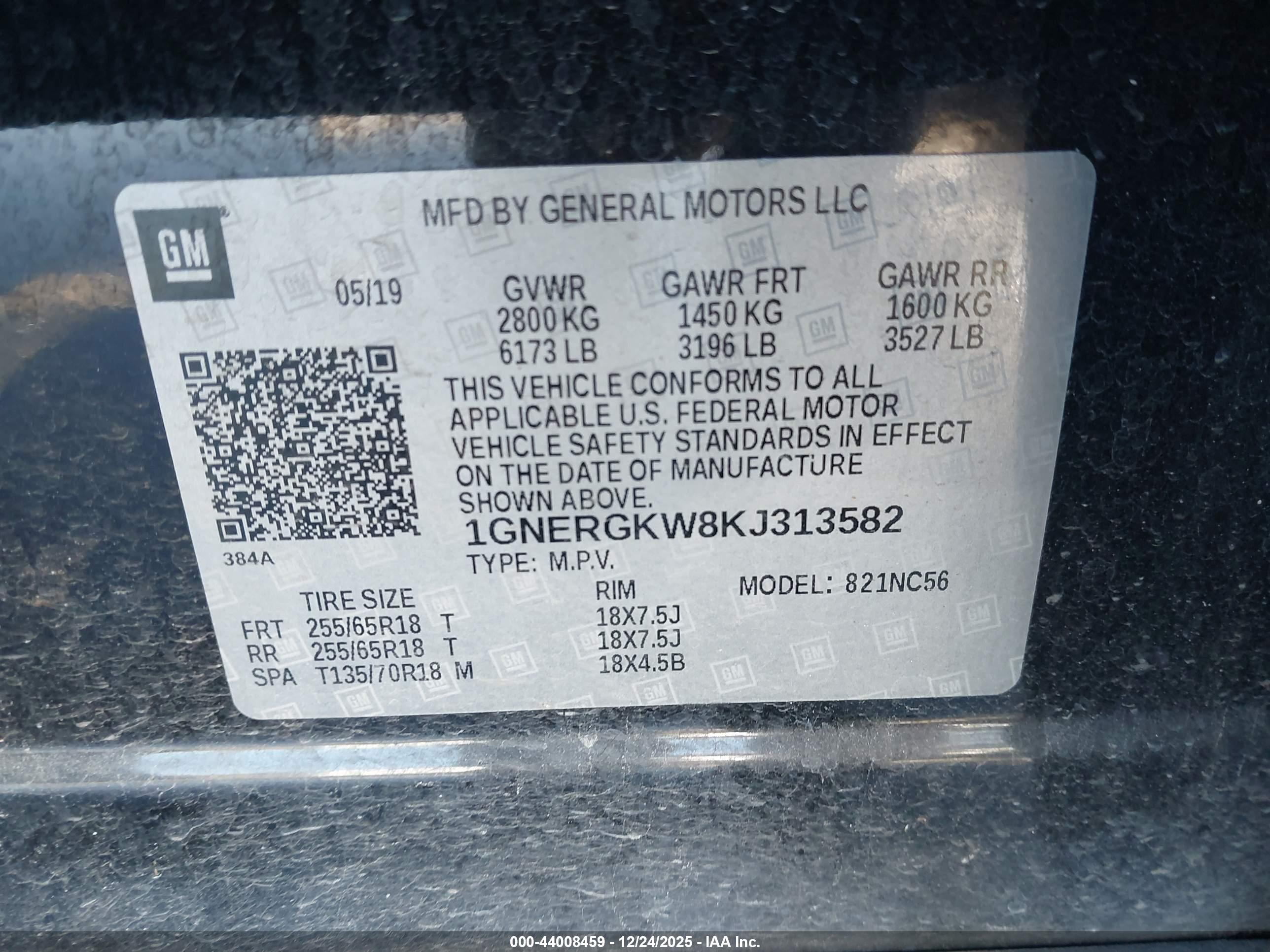 CHEVROLET TRAVERSE image 9