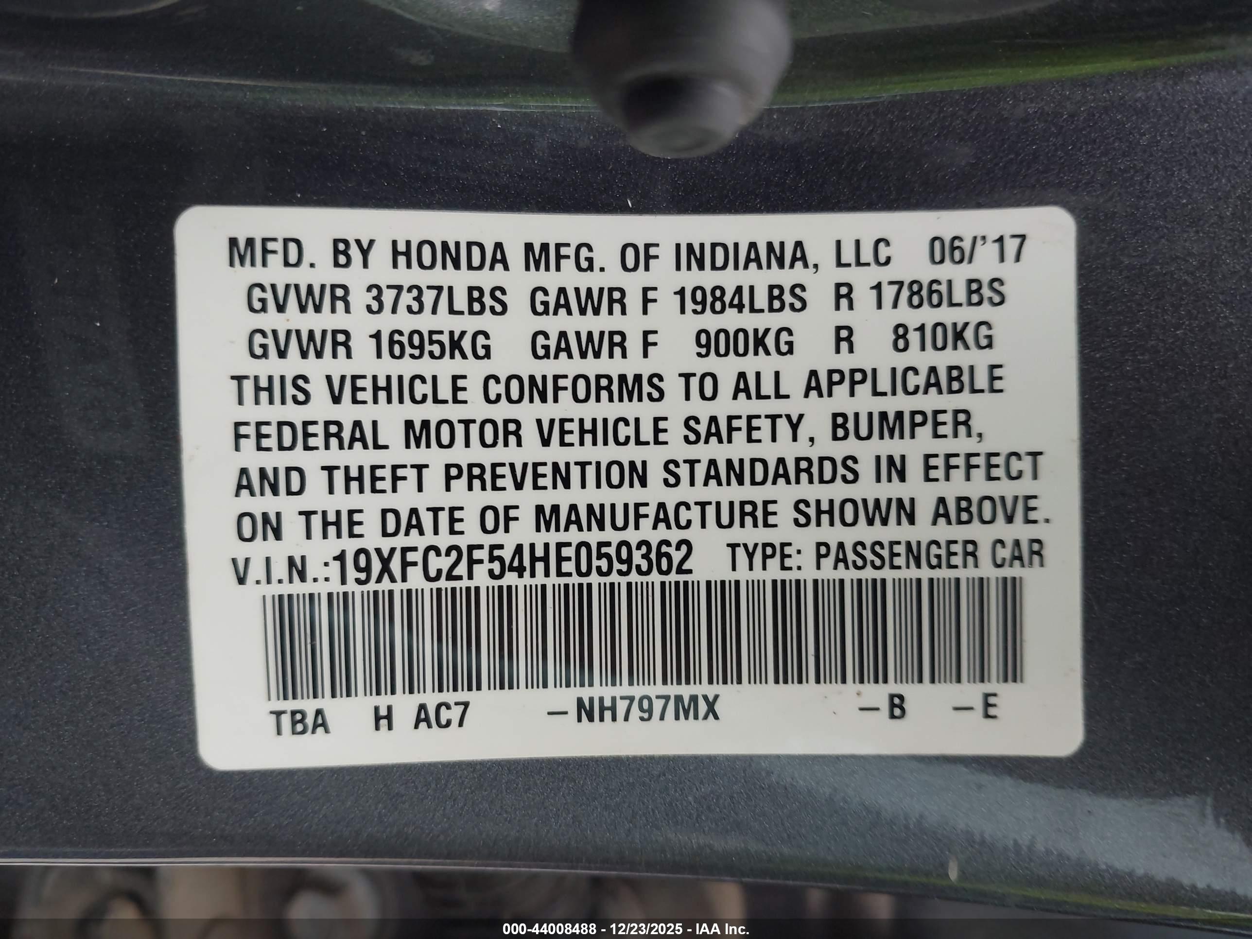 HONDA CIVIC image 9
