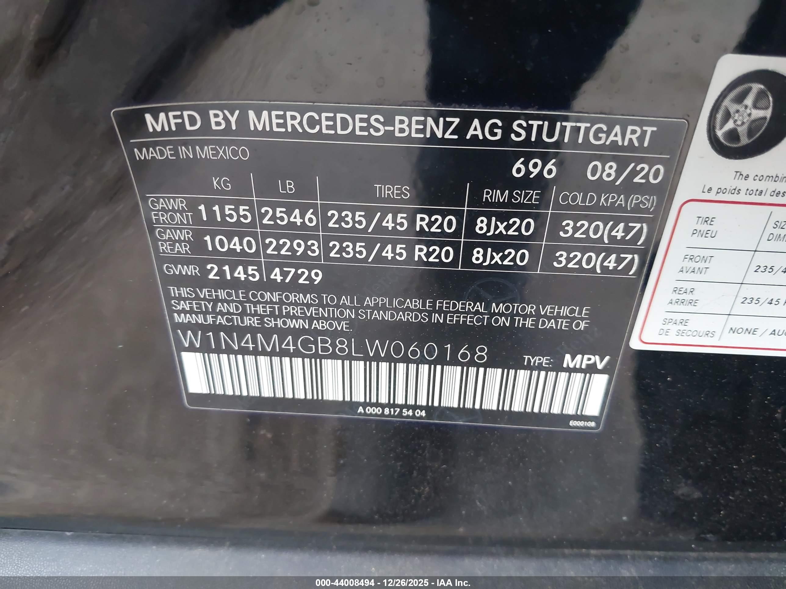 MERCEDES-BENZ GLB image 9