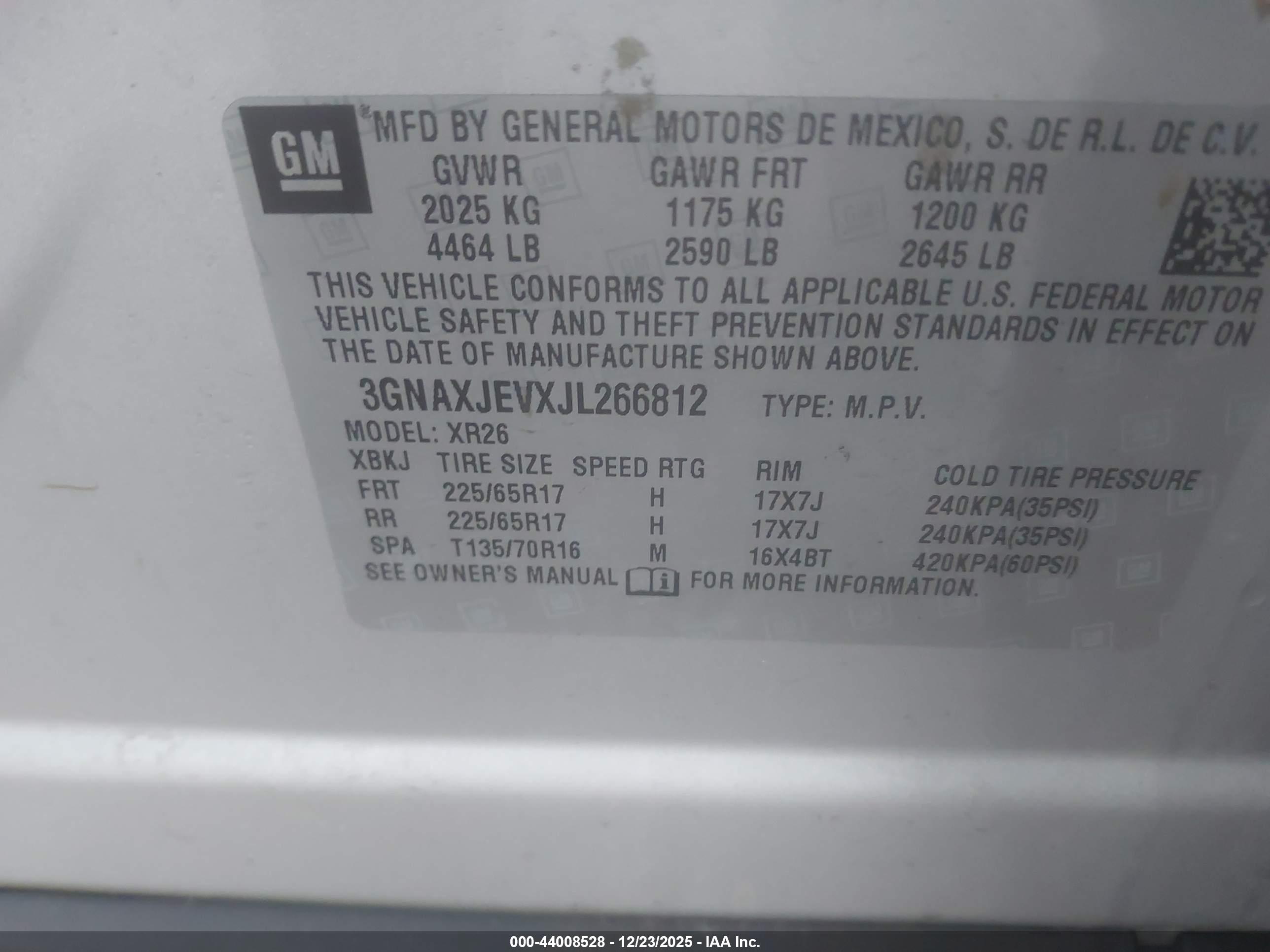 CHEVROLET EQUINOX image 9