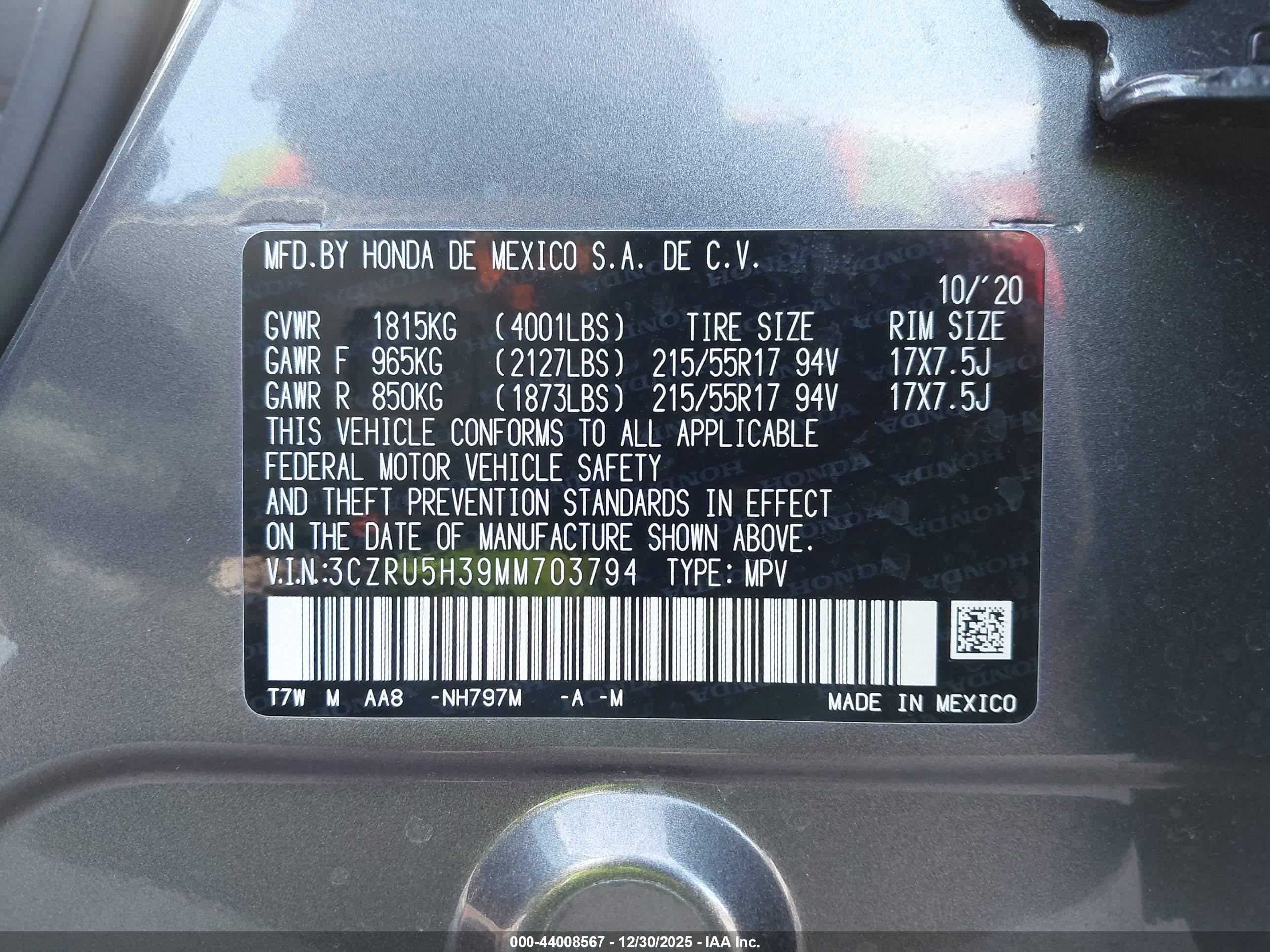 HONDA HR-V image 9