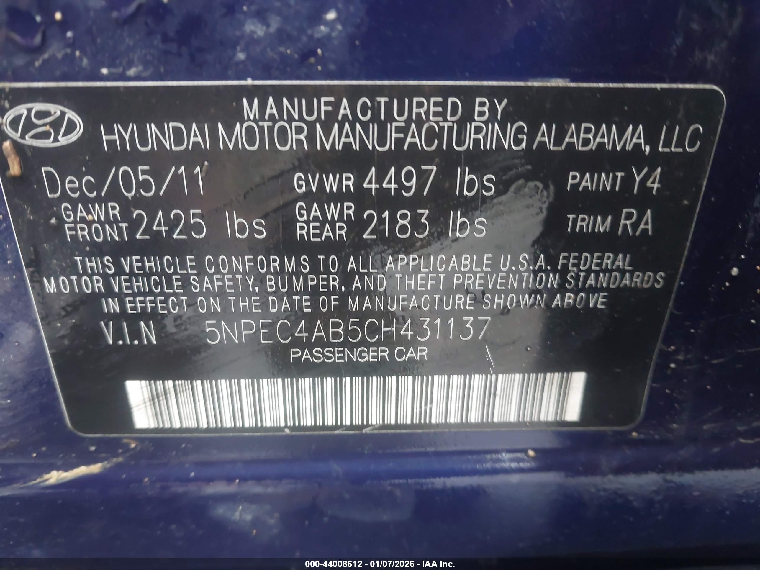 HYUNDAI SONATA image 9