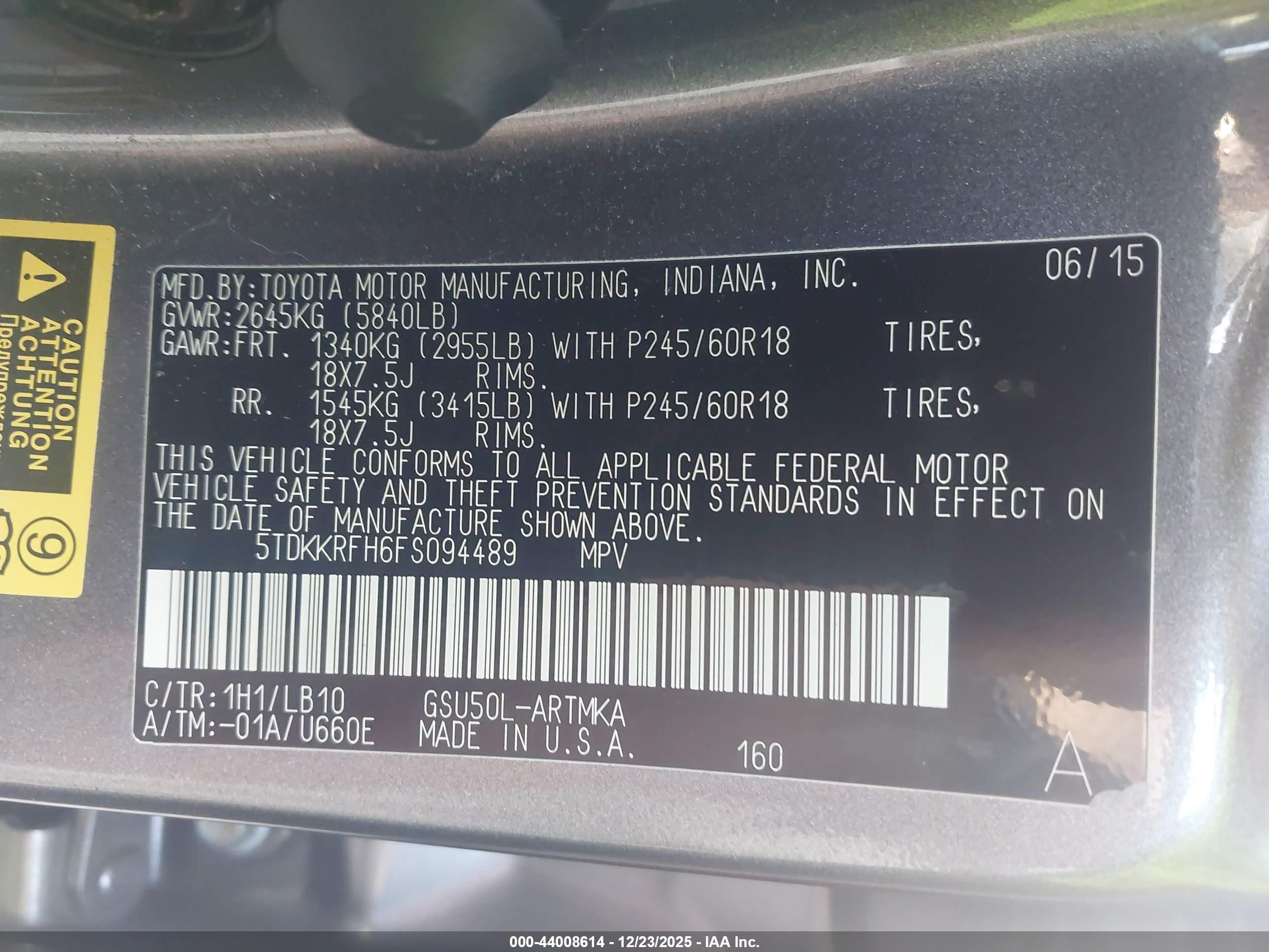 TOYOTA HIGHLANDER image 9