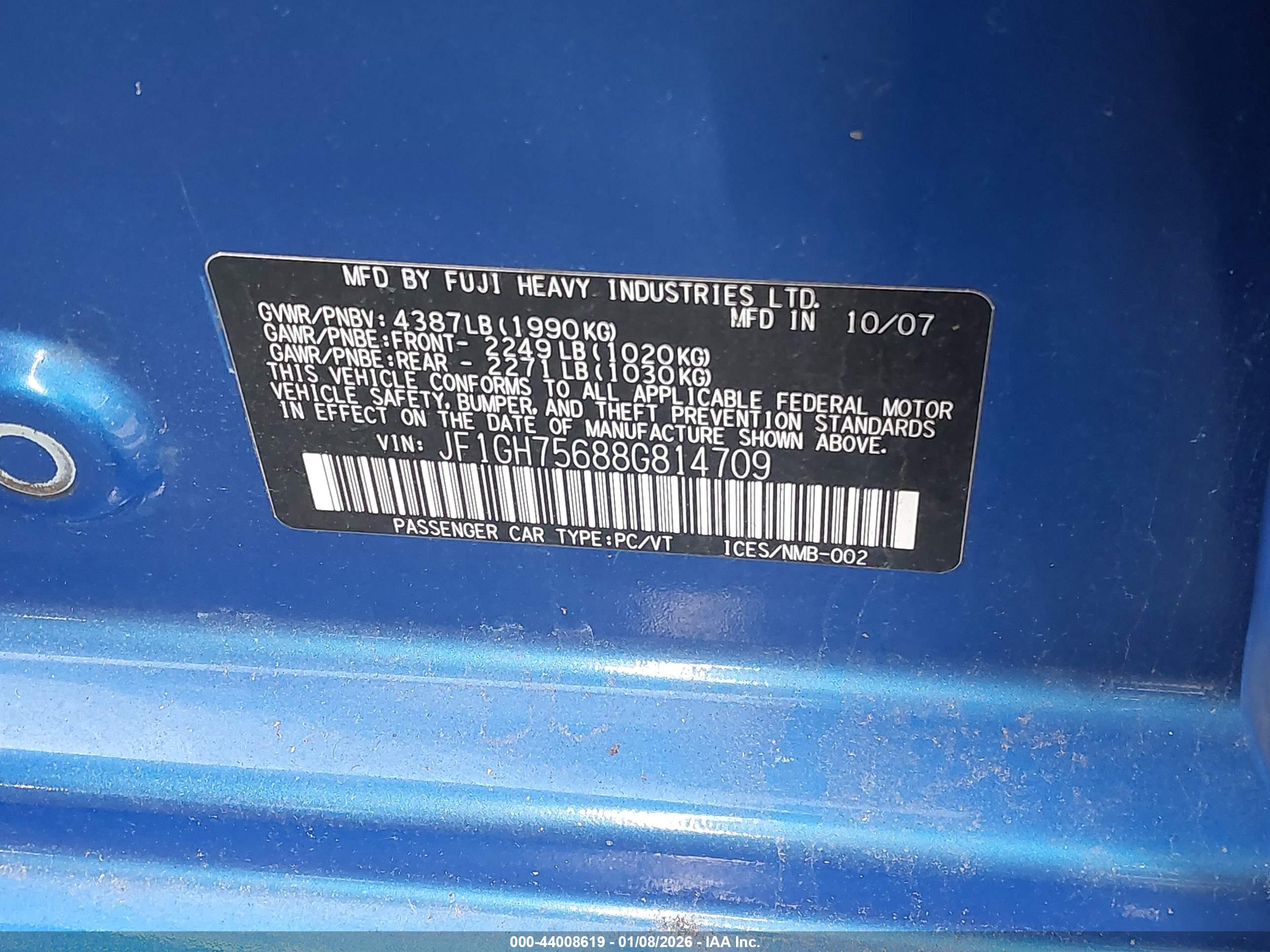 SUBARU IMPREZA image 9