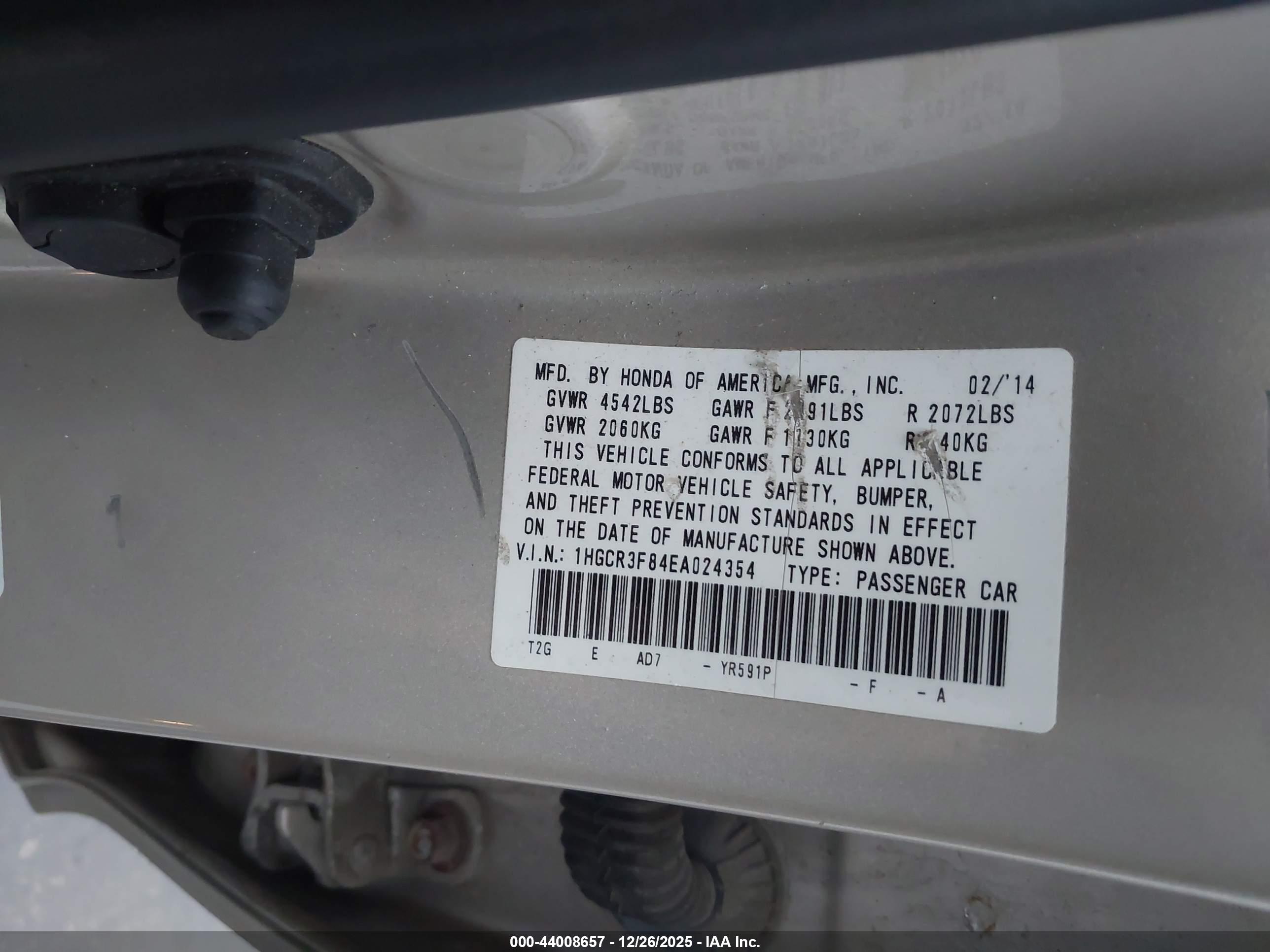 HONDA ACCORD image 9