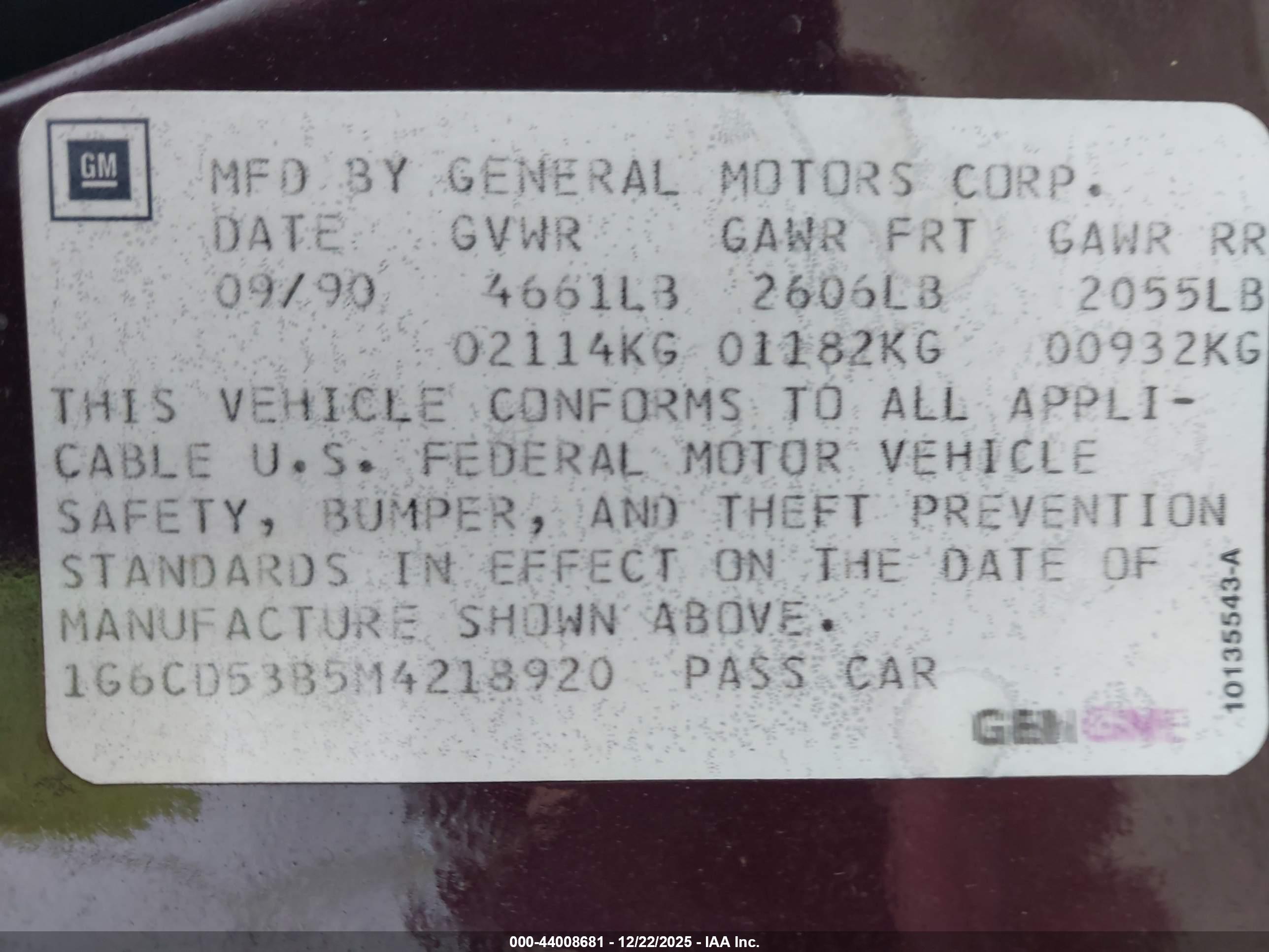 CADILLAC DEVILLE image 9