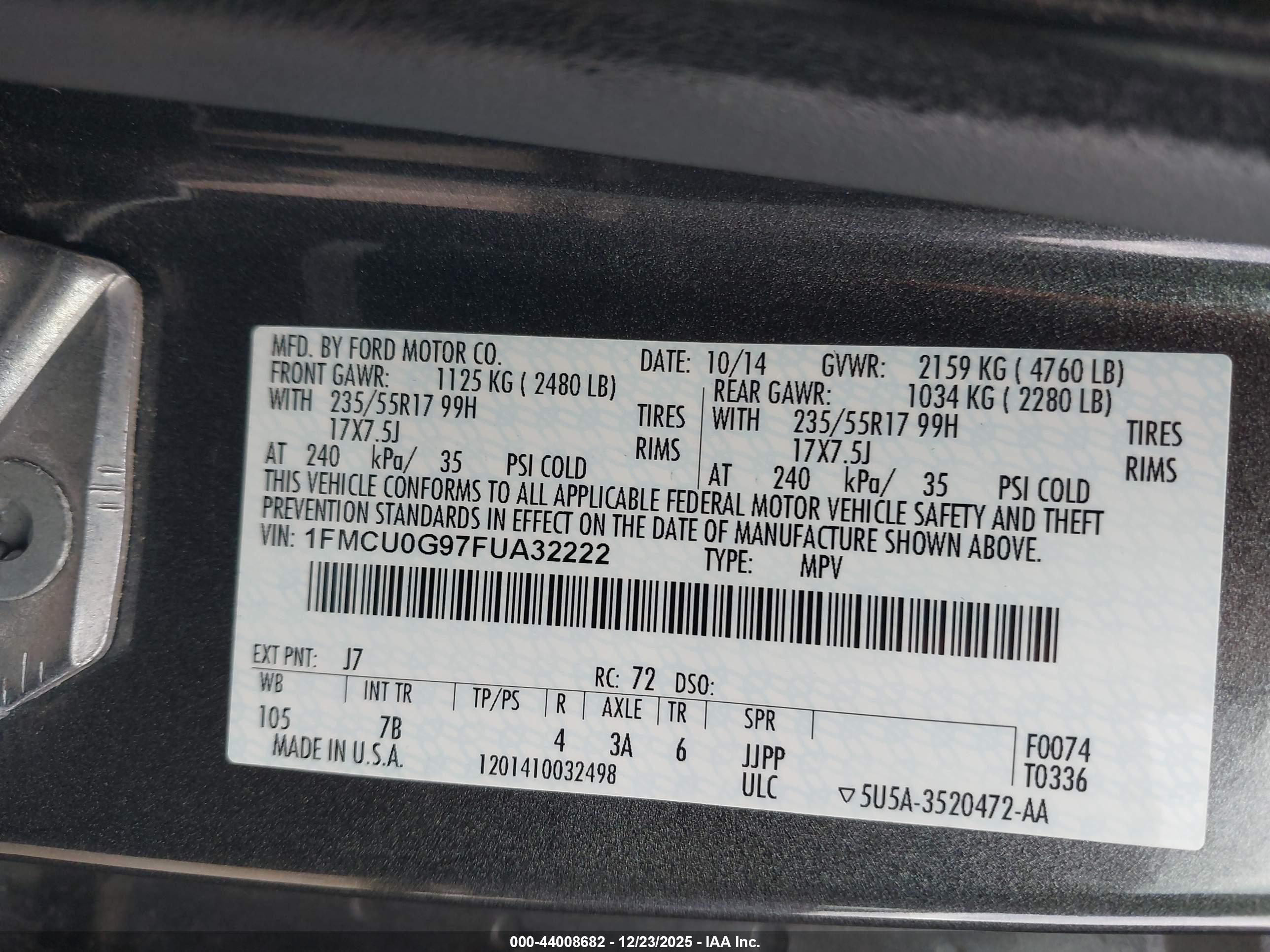 FORD ESCAPE image 9