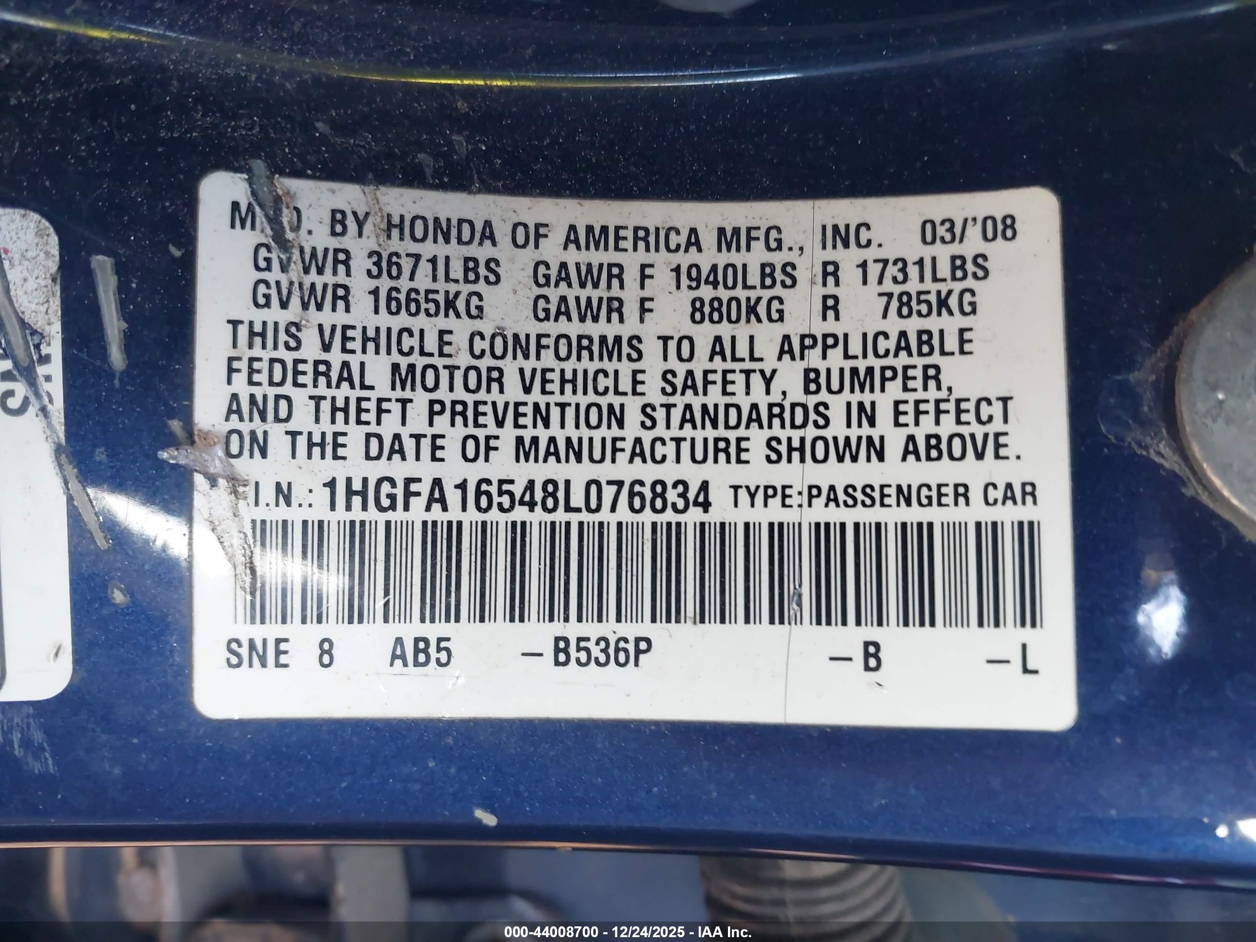 HONDA CIVIC image 9