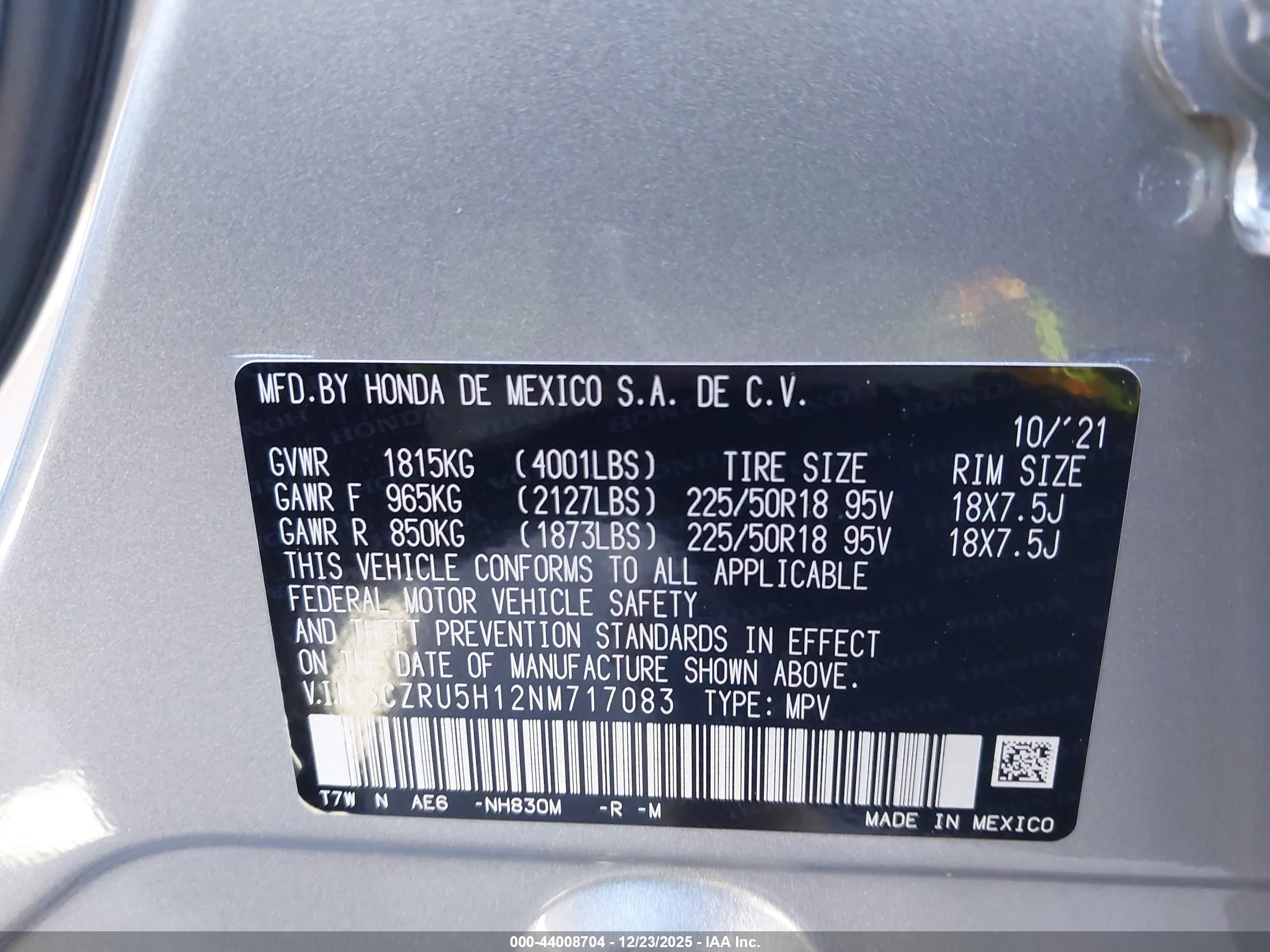 HONDA HR-V image 9