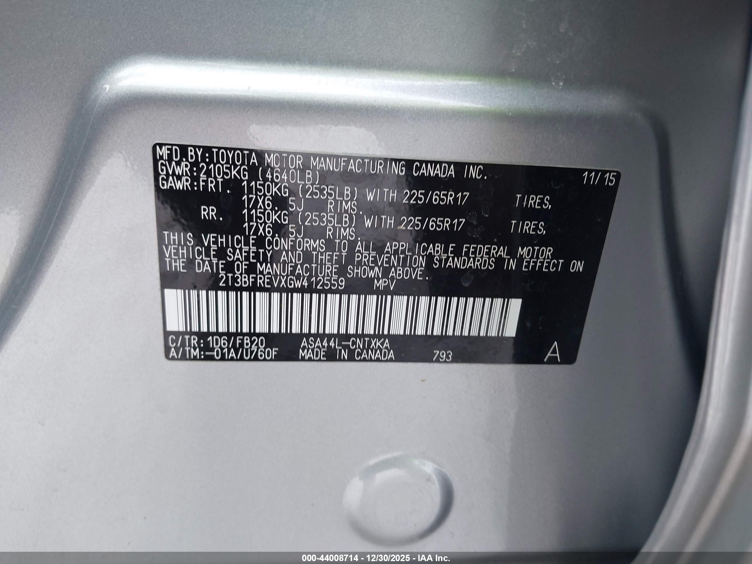 TOYOTA RAV4 image 9