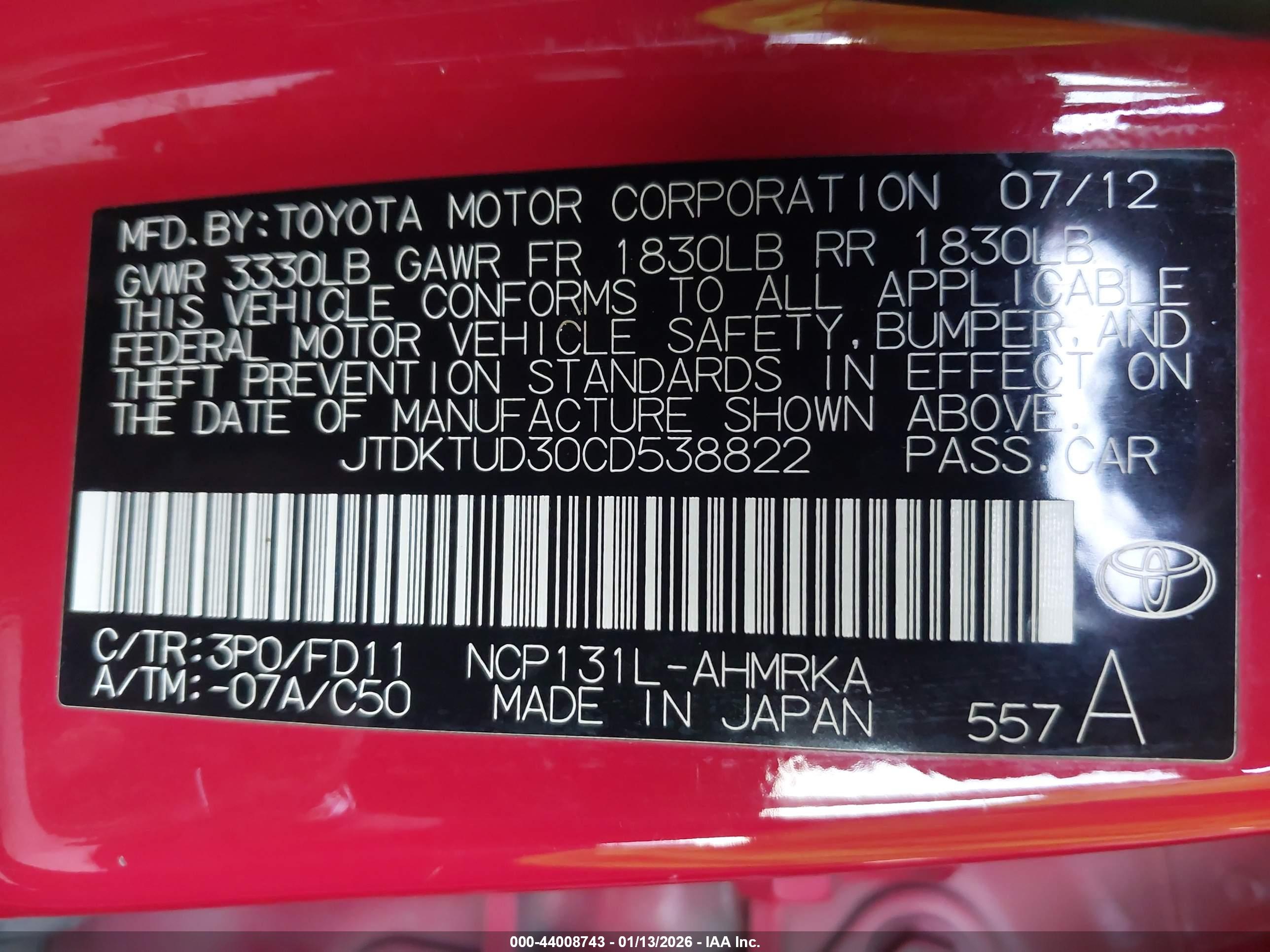 TOYOTA YARIS image 9