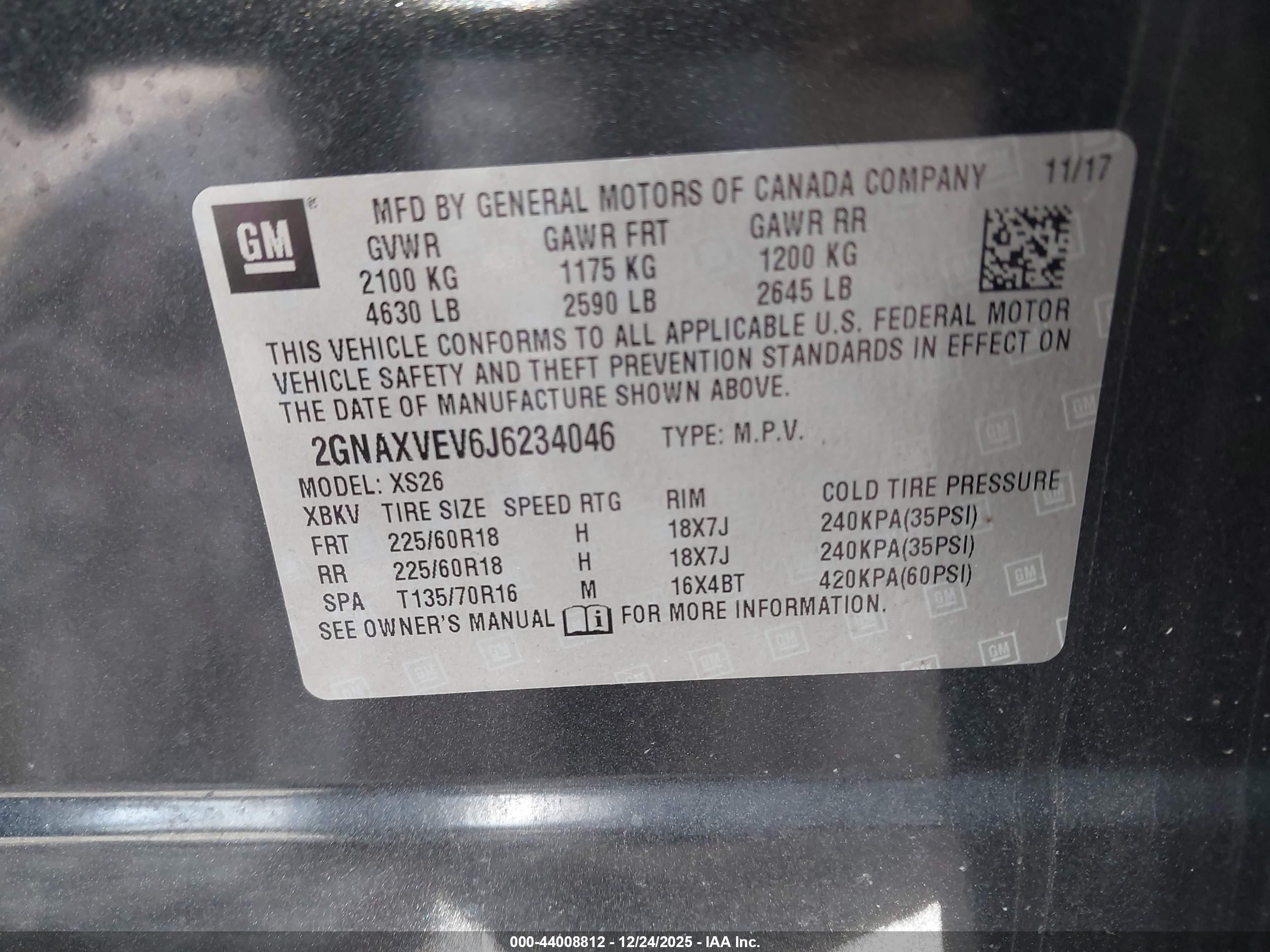 CHEVROLET EQUINOX image 9