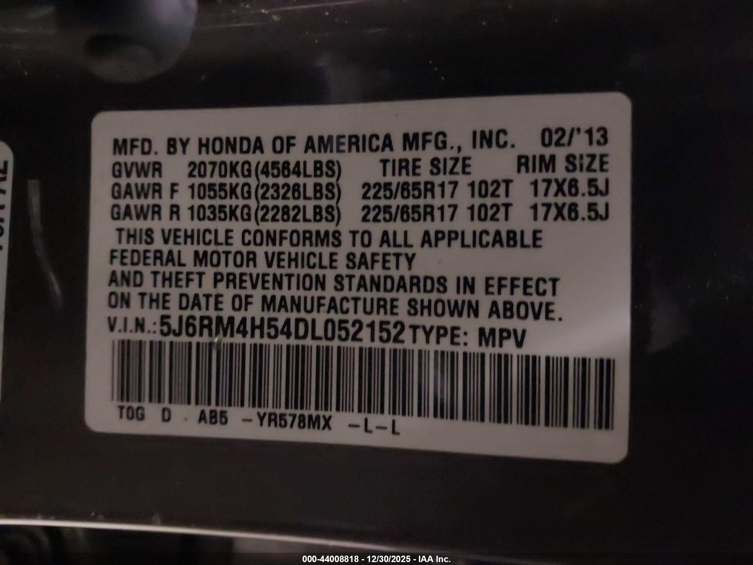 HONDA CR-V image 9