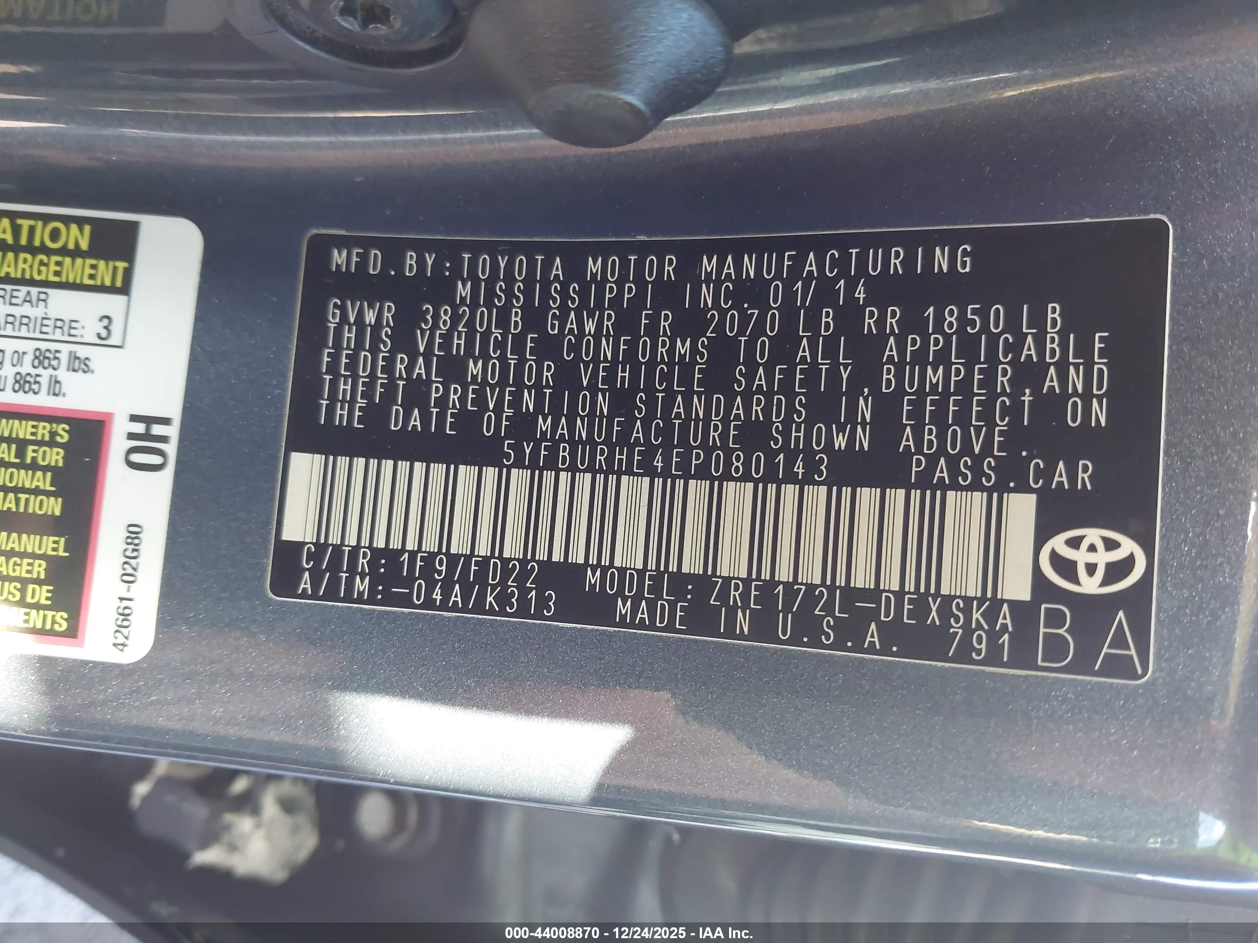 TOYOTA COROLLA image 9