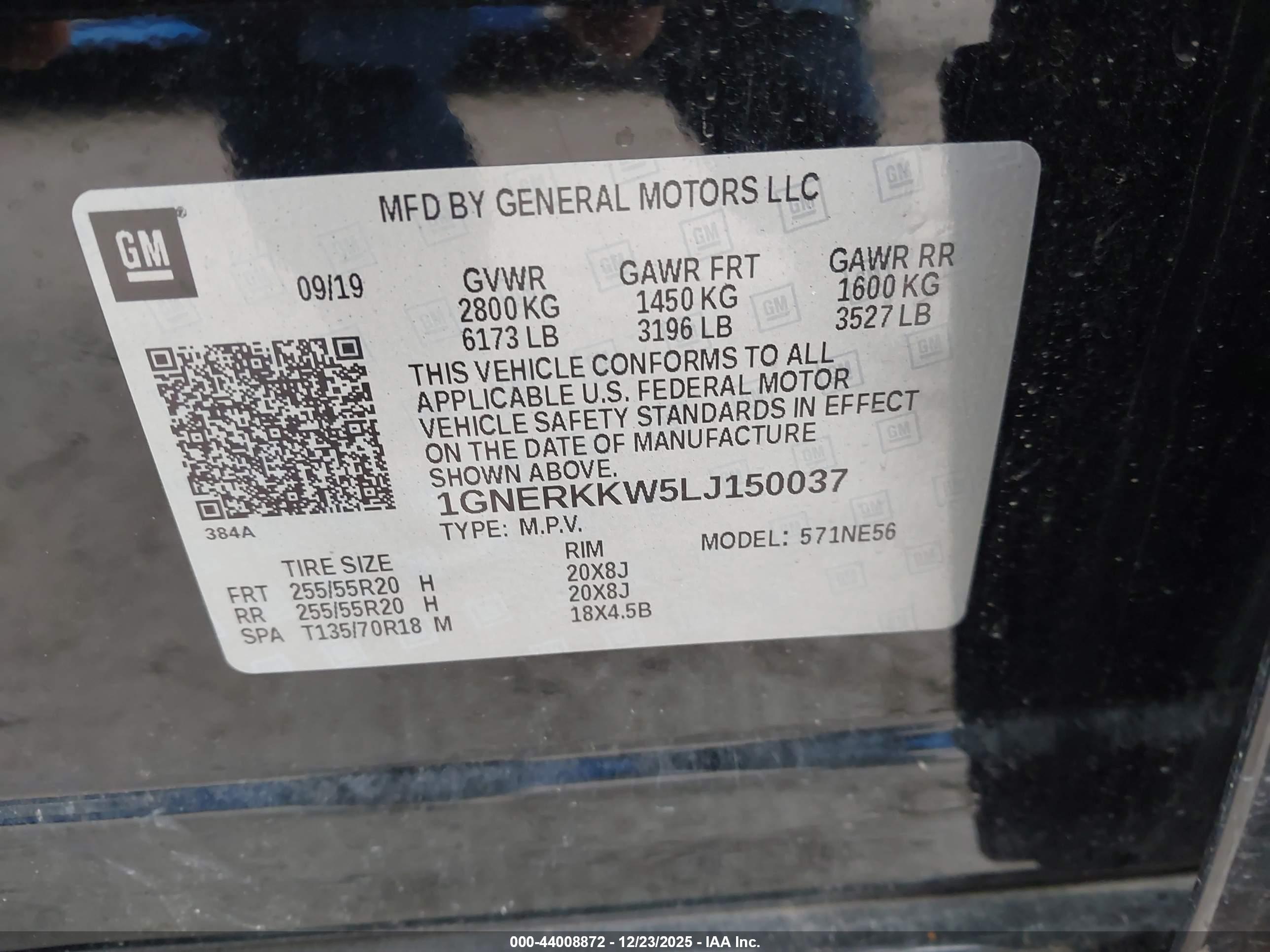 CHEVROLET TRAVERSE image 9