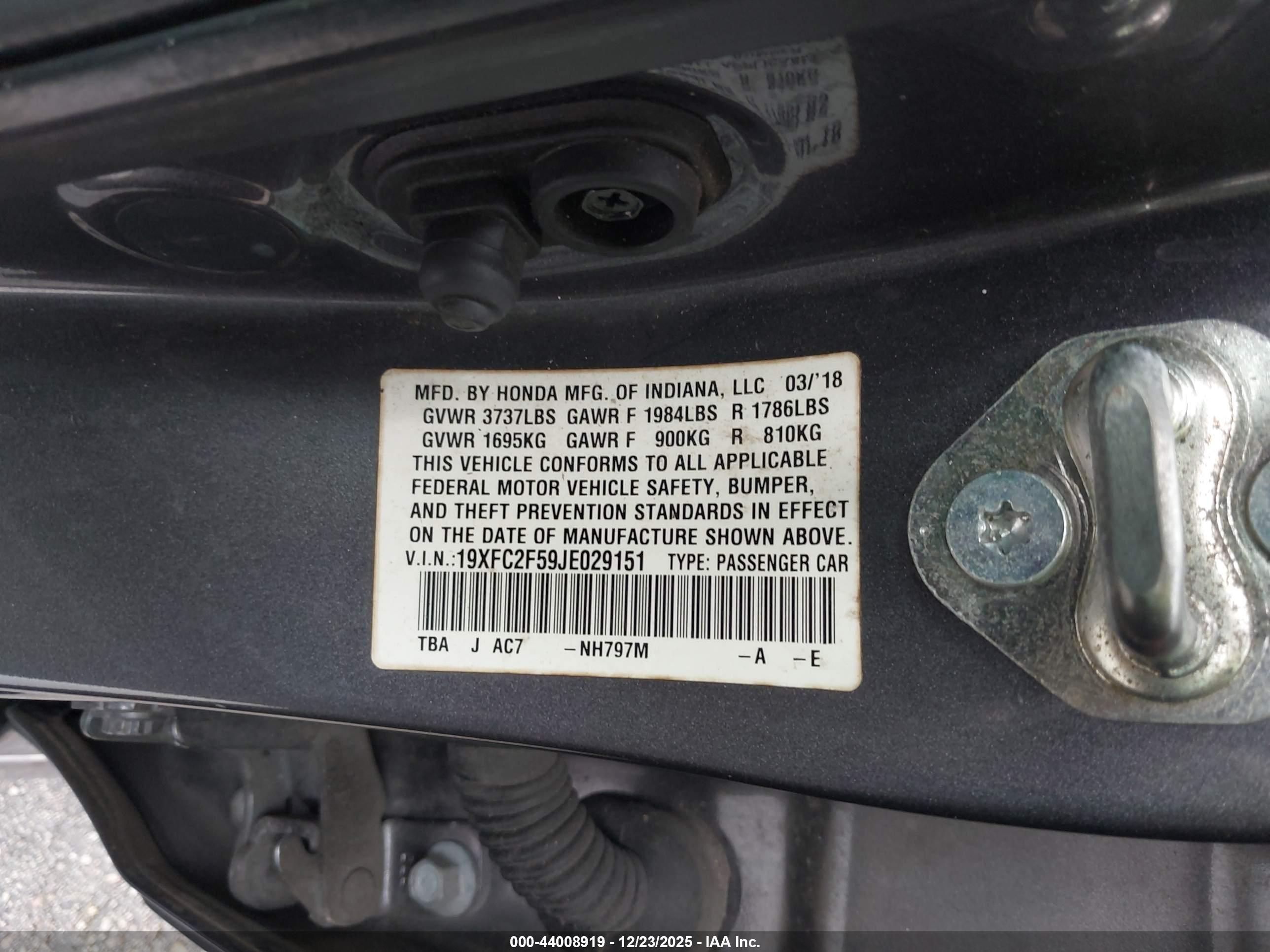 HONDA CIVIC image 9